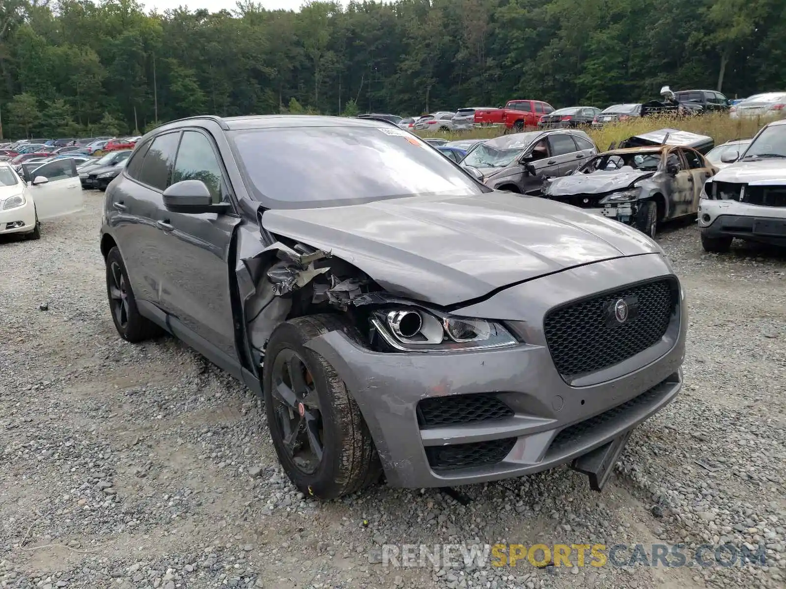 1 Photograph of a damaged car SADCJ2FX8KA397419 JAGUAR F-PACE 2019