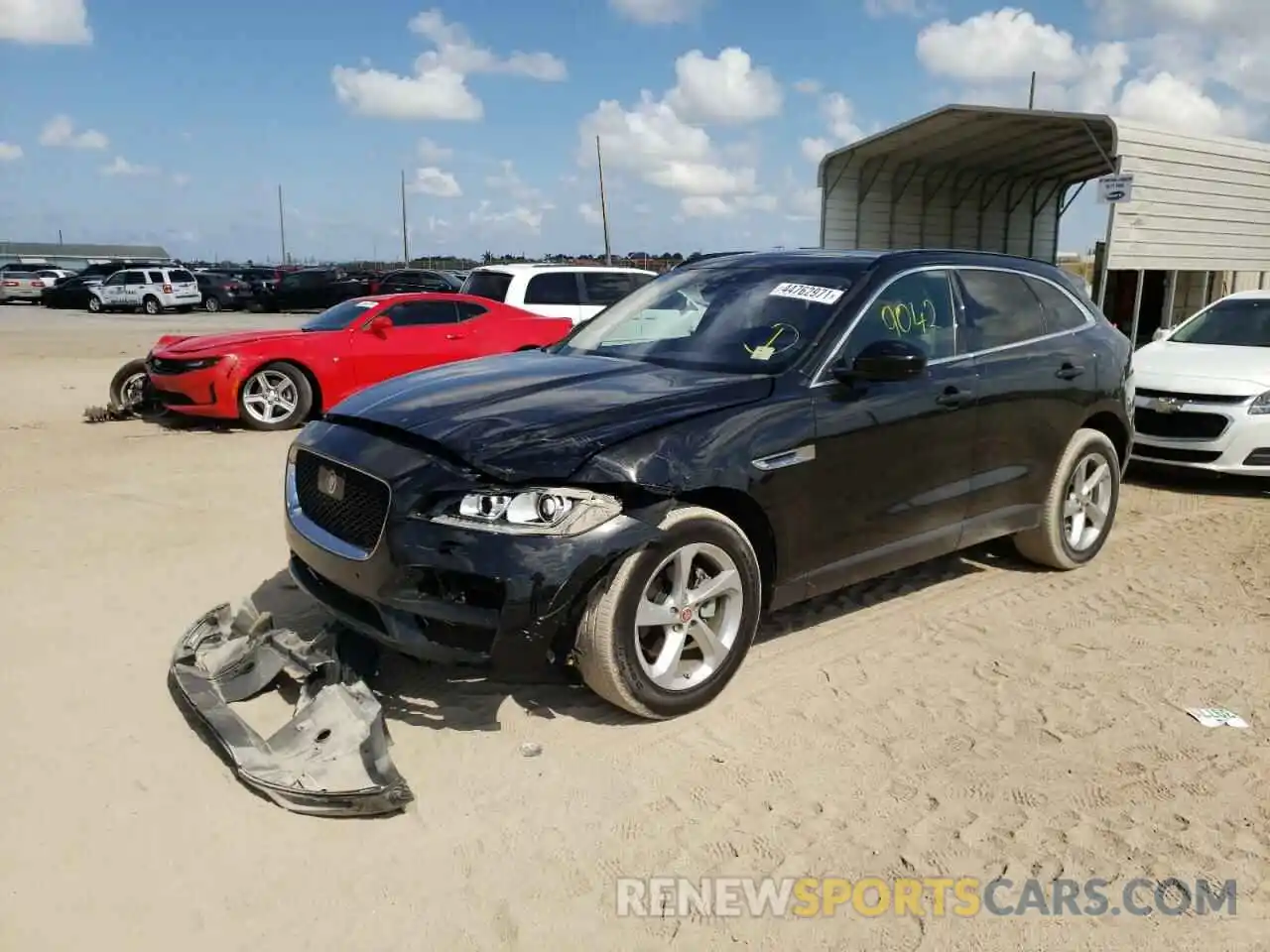 2 Photograph of a damaged car SADCJ2FX8KA600826 JAGUAR F-PACE 2019