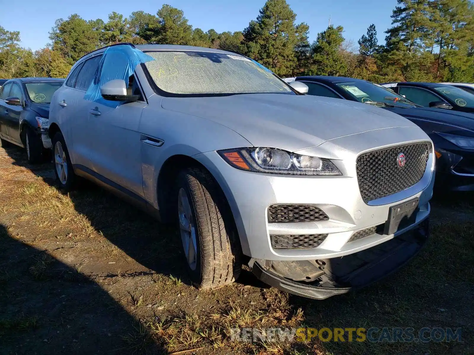 1 Photograph of a damaged car SADCJ2FX9KA356362 JAGUAR F-PACE 2019