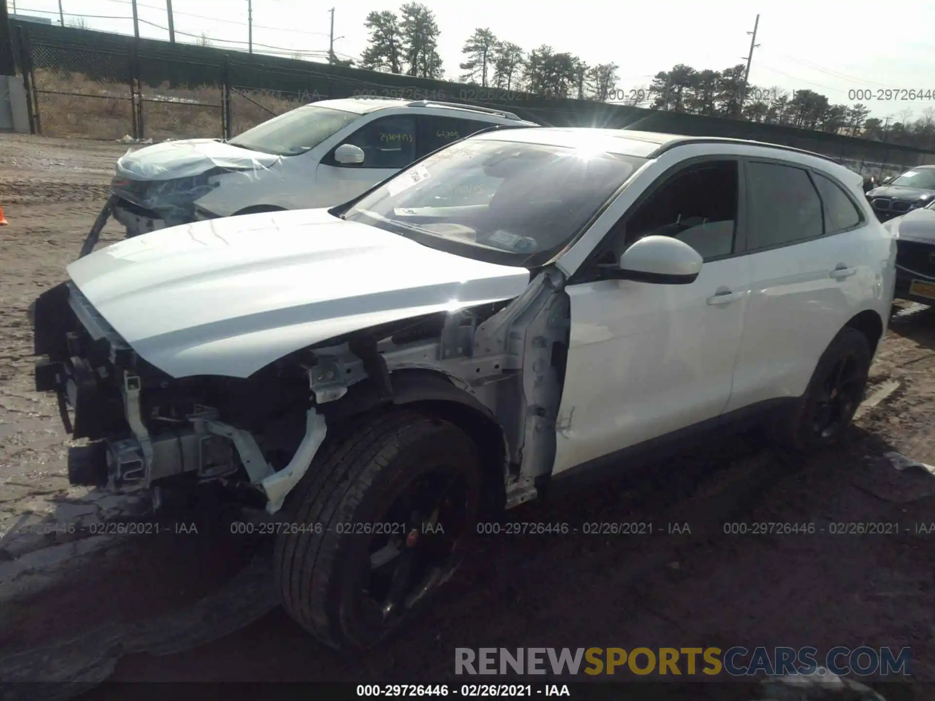 2 Photograph of a damaged car SADCJ2FX9KA356412 JAGUAR F-PACE 2019