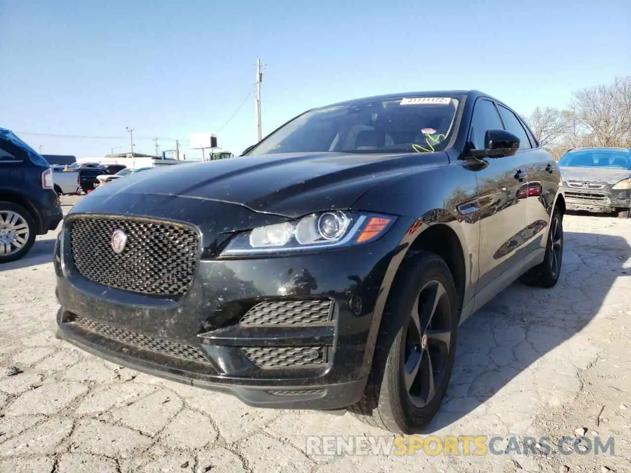 2 Фотография поврежденного автомобиля SADCJ2FX9KA362422 JAGUAR F-PACE 2019