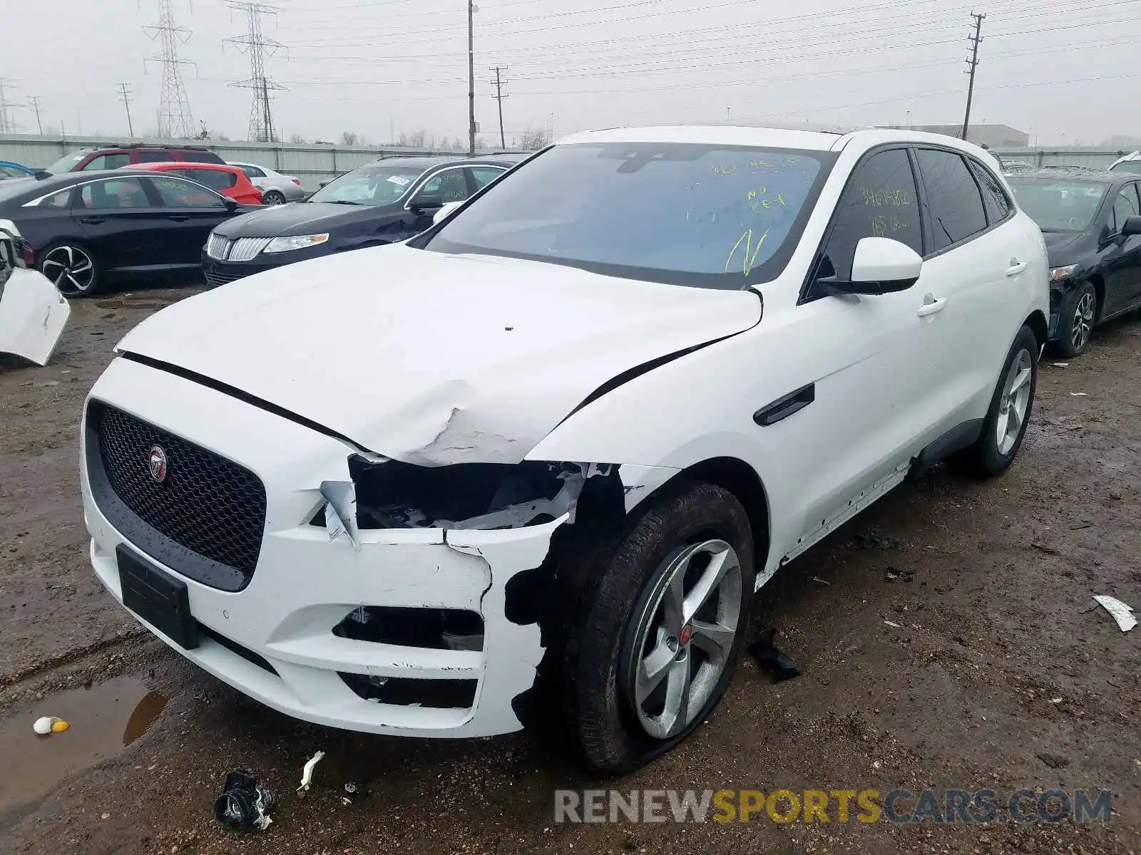 2 Фотография поврежденного автомобиля SADCJ2FX9KA602164 JAGUAR F-PACE 2019