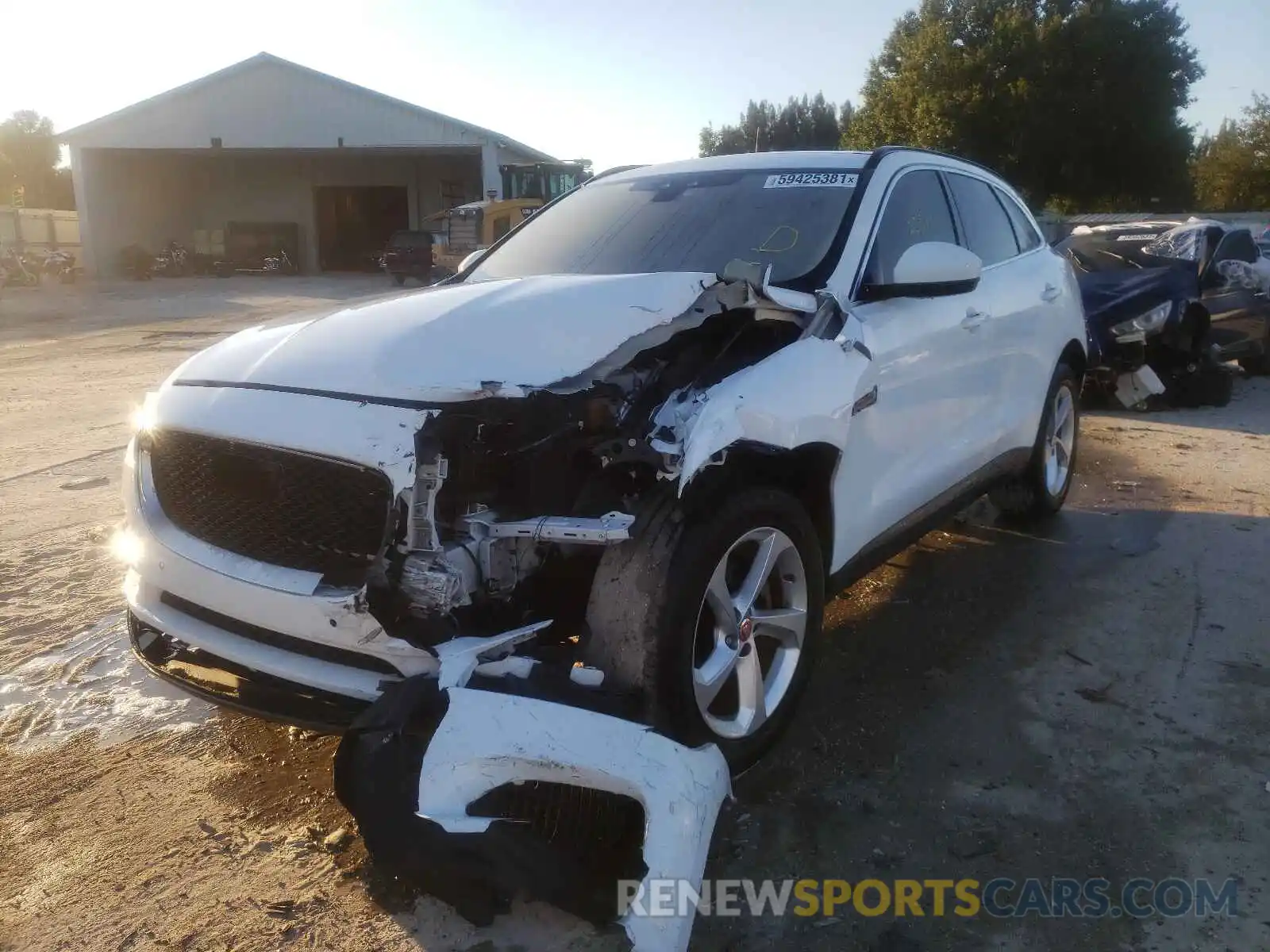 2 Photograph of a damaged car SADCJ2FXXKA358735 JAGUAR F-PACE 2019