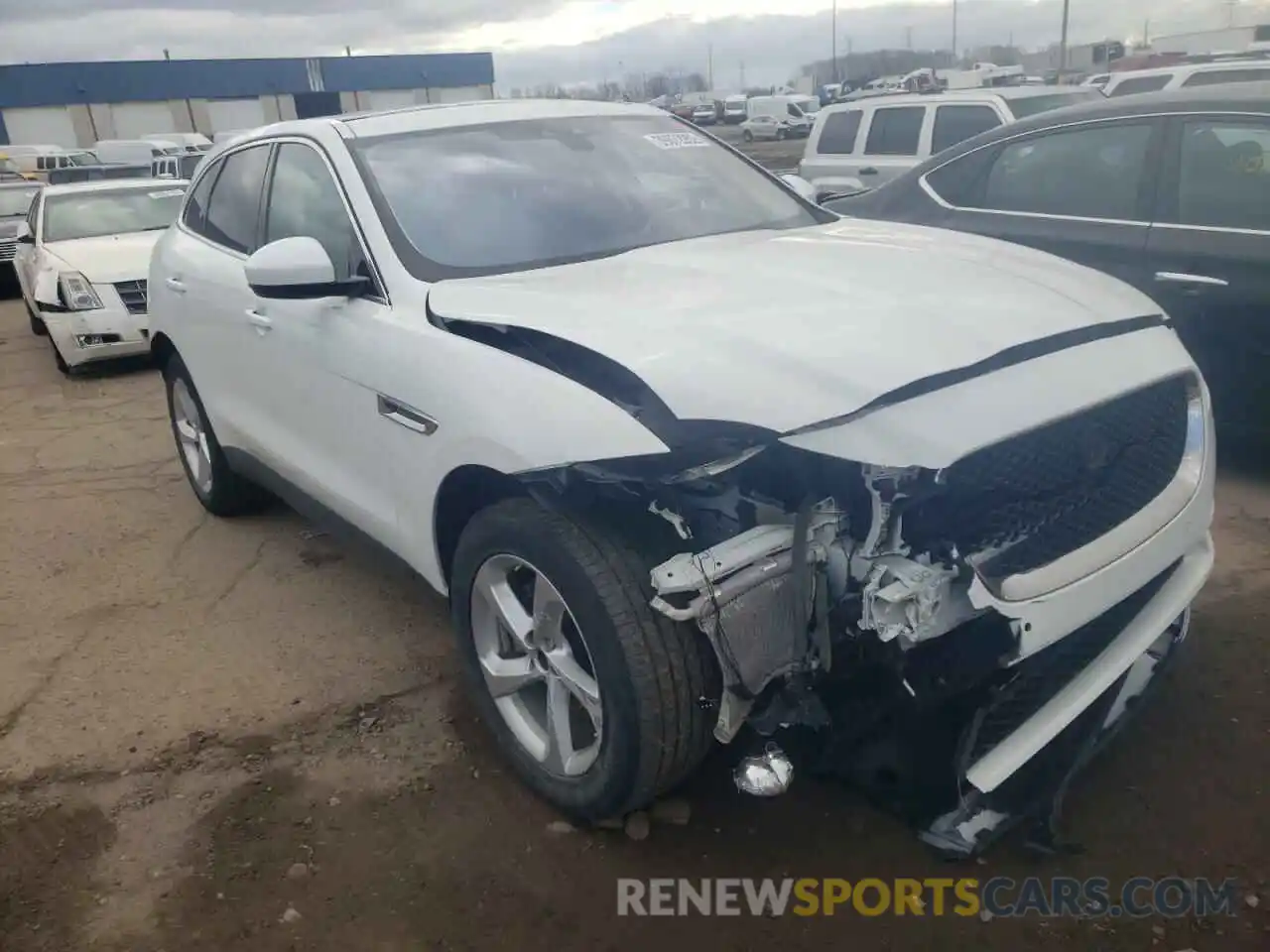 1 Photograph of a damaged car SADCJ2FXXKA359965 JAGUAR F-PACE 2019