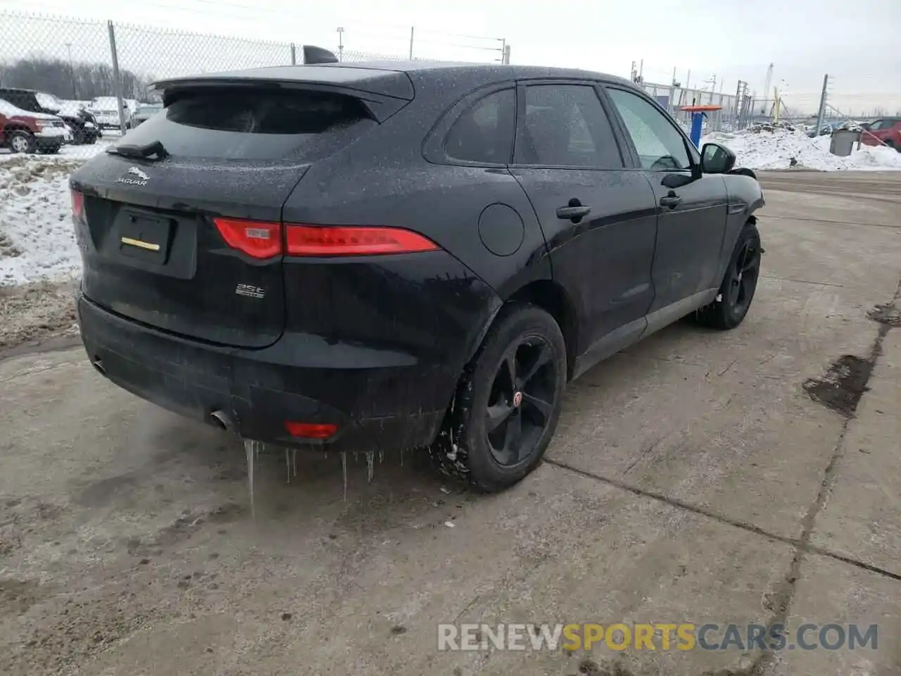 4 Фотография поврежденного автомобиля SADCJ2FXXKA365684 JAGUAR F-PACE 2019