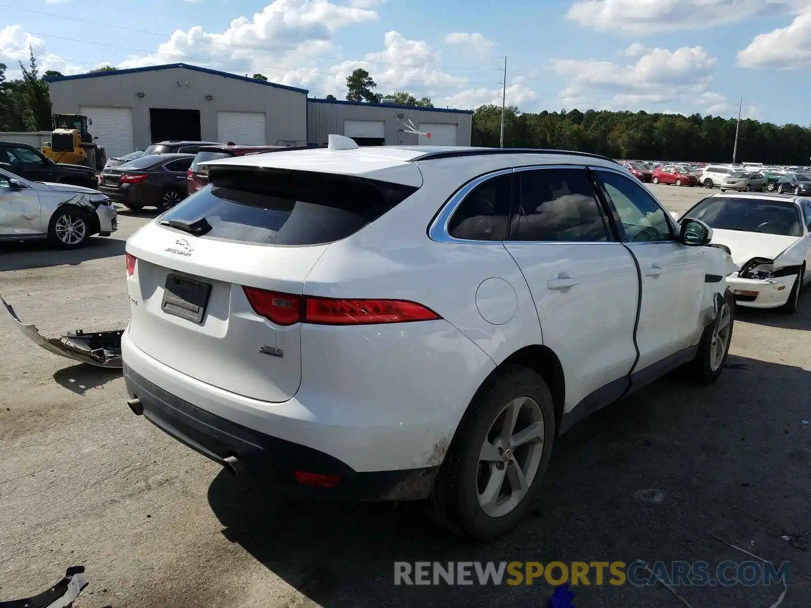 4 Photograph of a damaged car SADCJ2FXXKA393792 JAGUAR F-PACE 2019