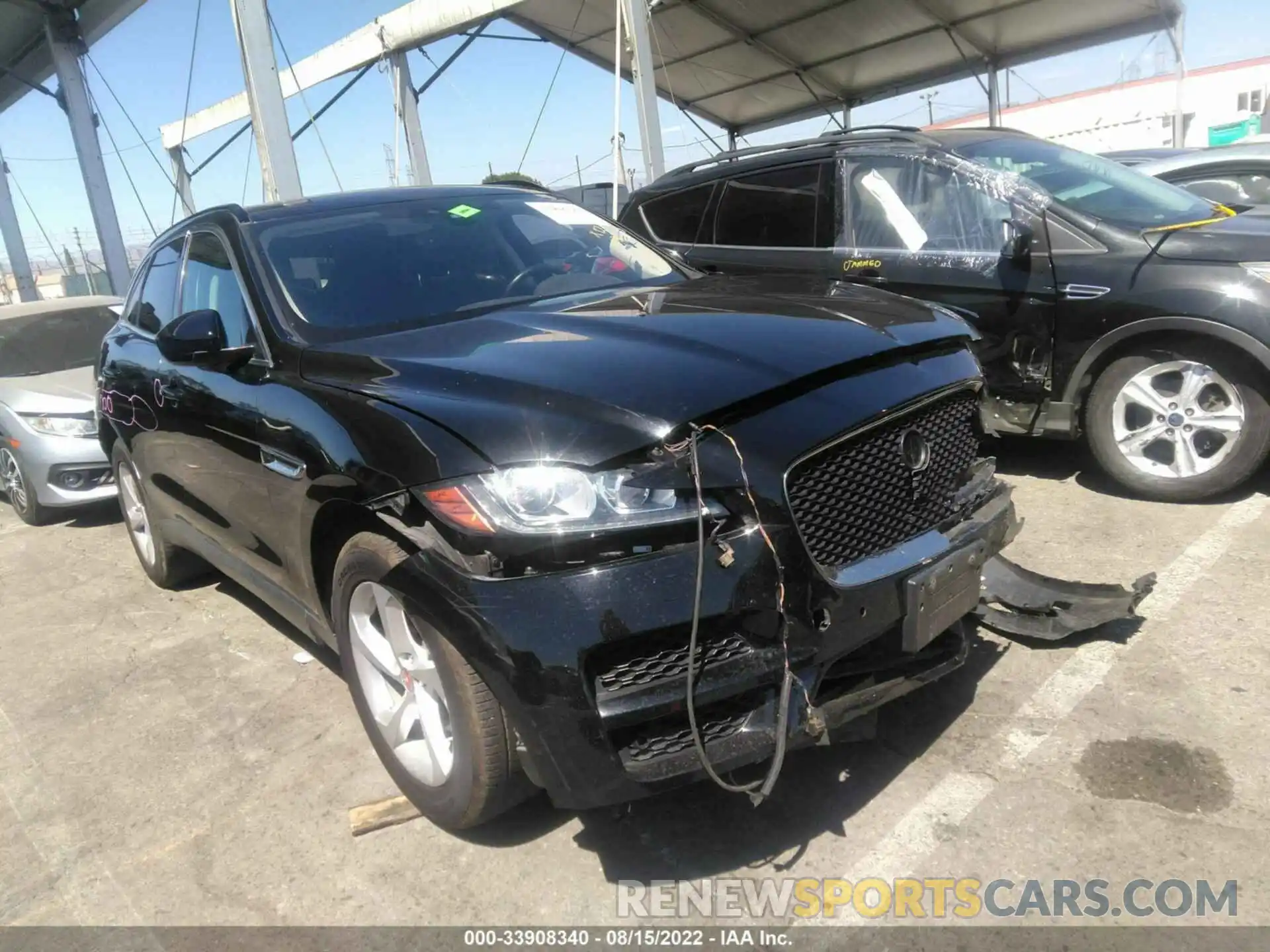 1 Photograph of a damaged car SADCJ2FXXKA394828 JAGUAR F-PACE 2019