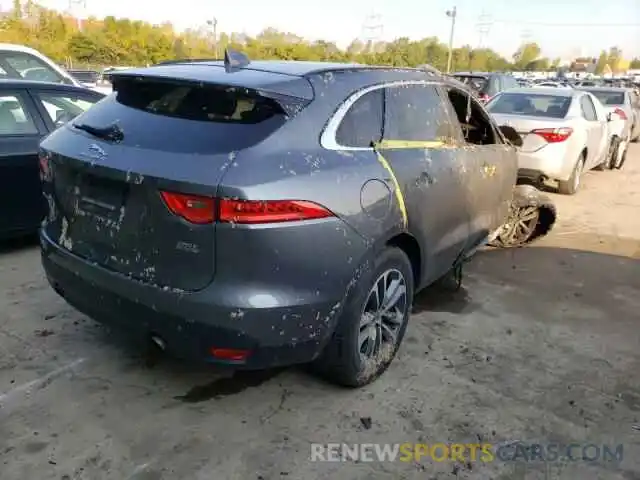 4 Фотография поврежденного автомобиля SADCJ2FXXKA395686 JAGUAR F-PACE 2019