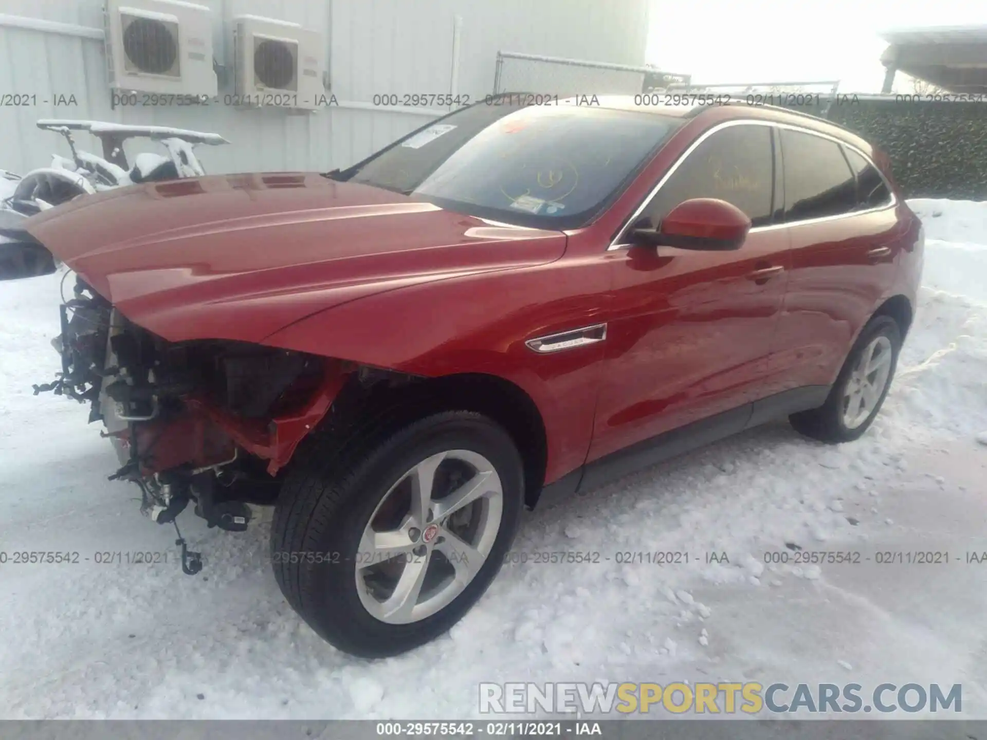 2 Photograph of a damaged car SADCJ2GX2KA368092 JAGUAR F-PACE 2019