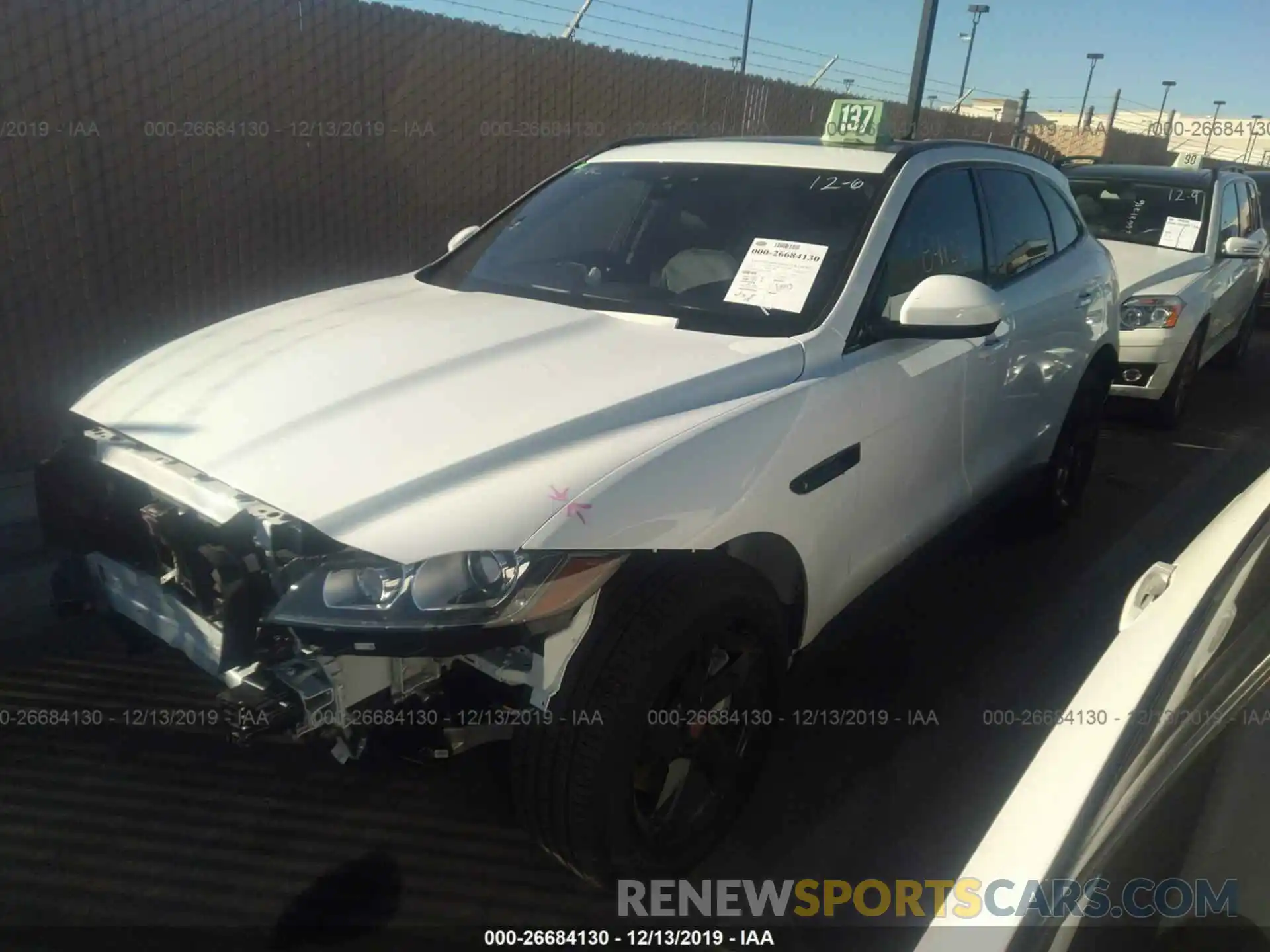 2 Photograph of a damaged car SADCJ2GX3KA369199 JAGUAR F-PACE 2019