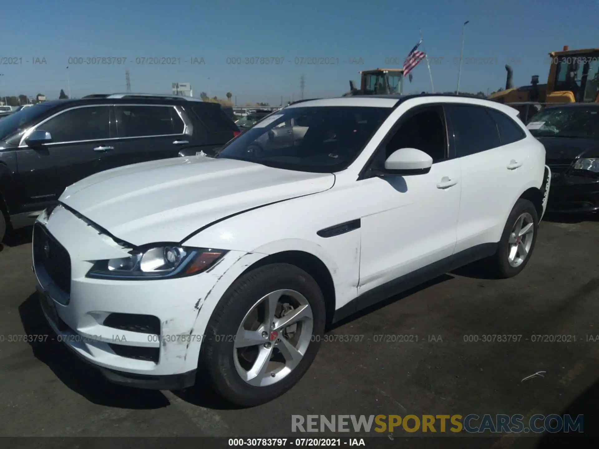 2 Photograph of a damaged car SADCJ2GX6KA368760 JAGUAR F-PACE 2019