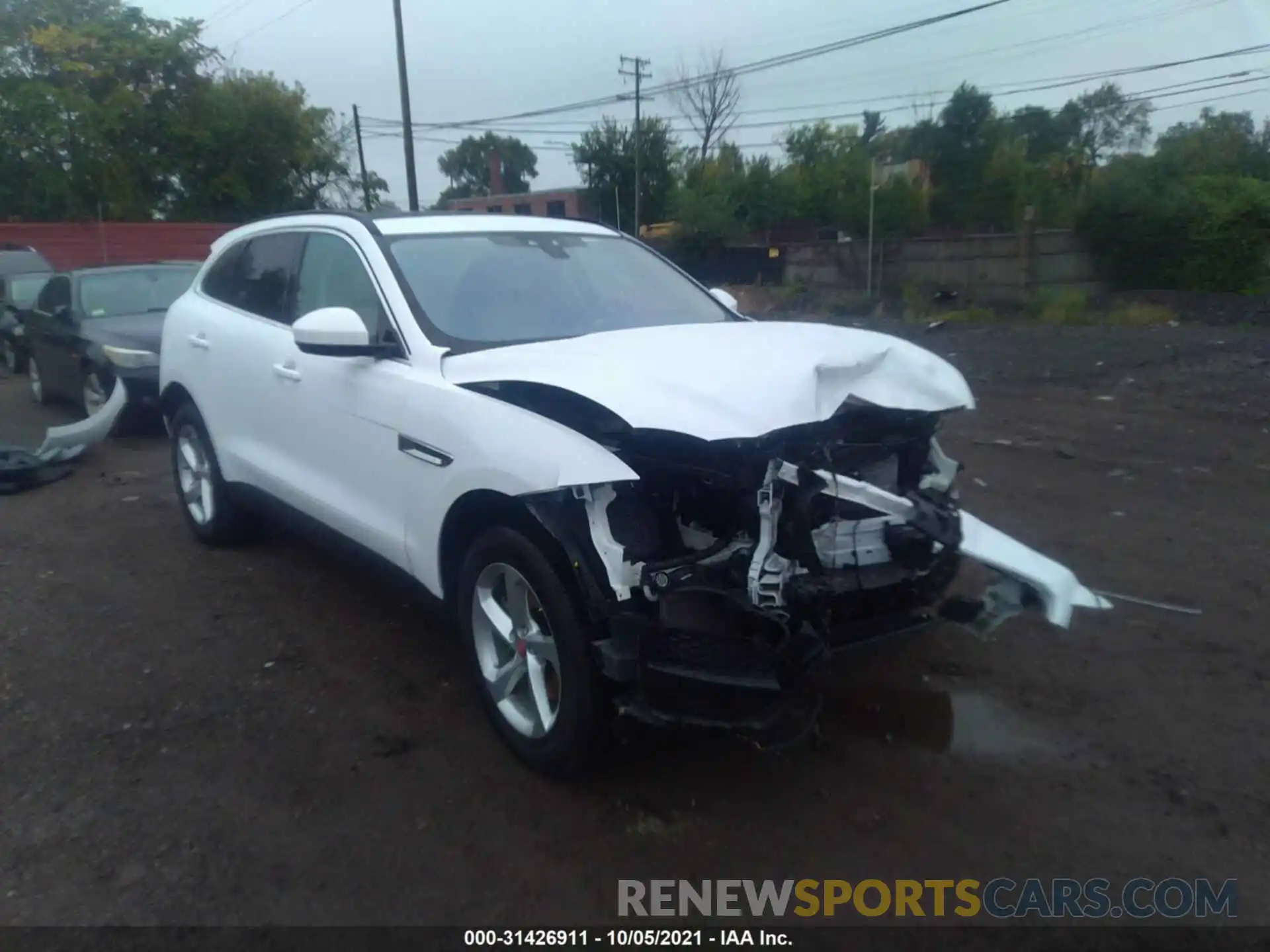 1 Photograph of a damaged car SADCJ2GX6KA391164 JAGUAR F-PACE 2019