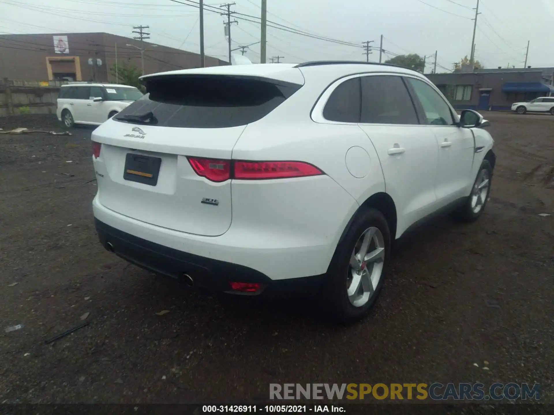 4 Фотография поврежденного автомобиля SADCJ2GX6KA391164 JAGUAR F-PACE 2019