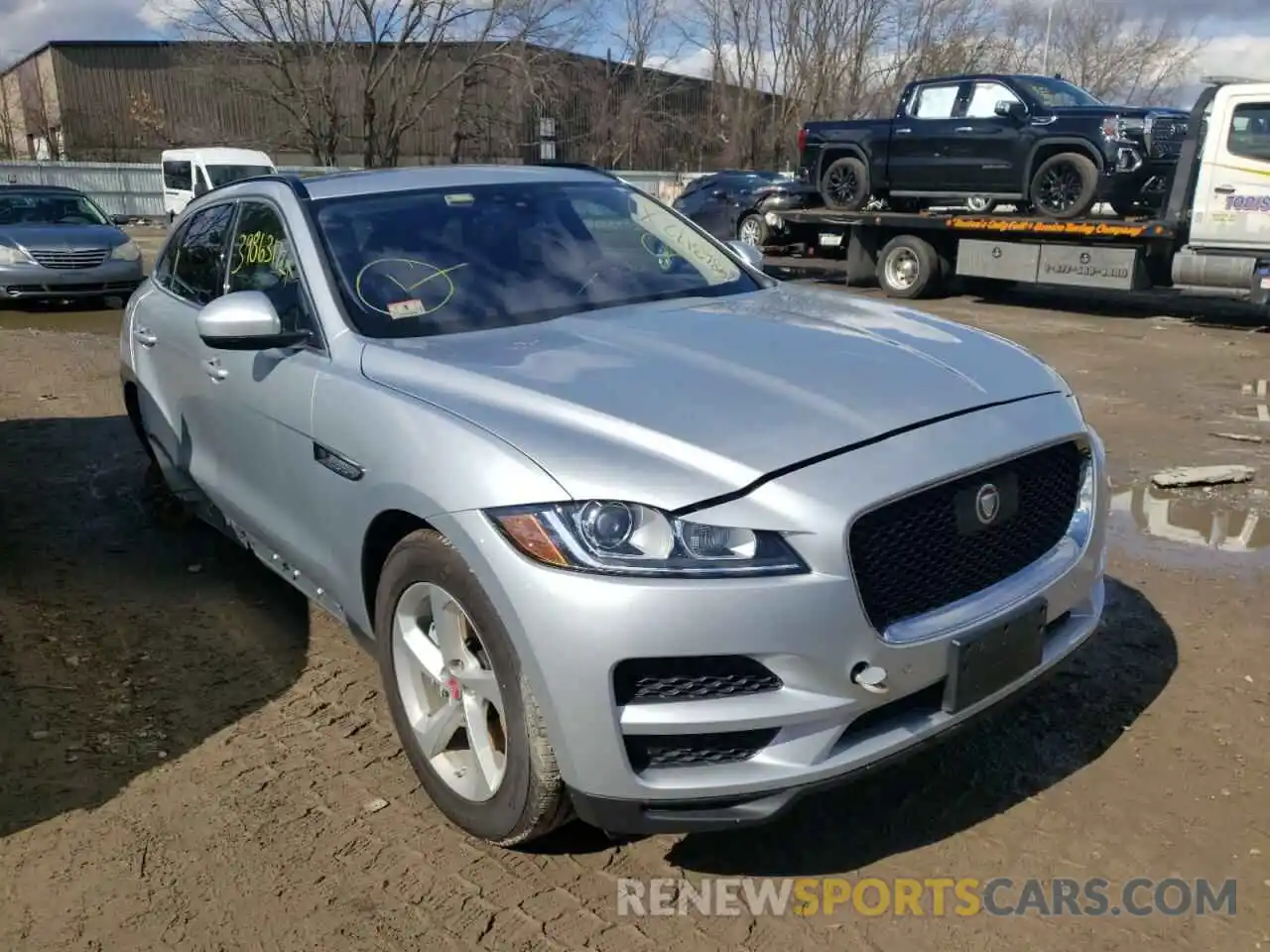 1 Photograph of a damaged car SADCJ2GX7KA395384 JAGUAR F-PACE 2019