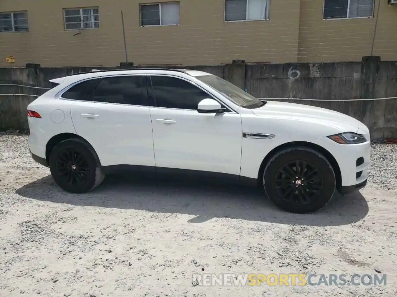 10 Фотография поврежденного автомобиля SADCK2FX0KA354223 JAGUAR F-PACE 2019