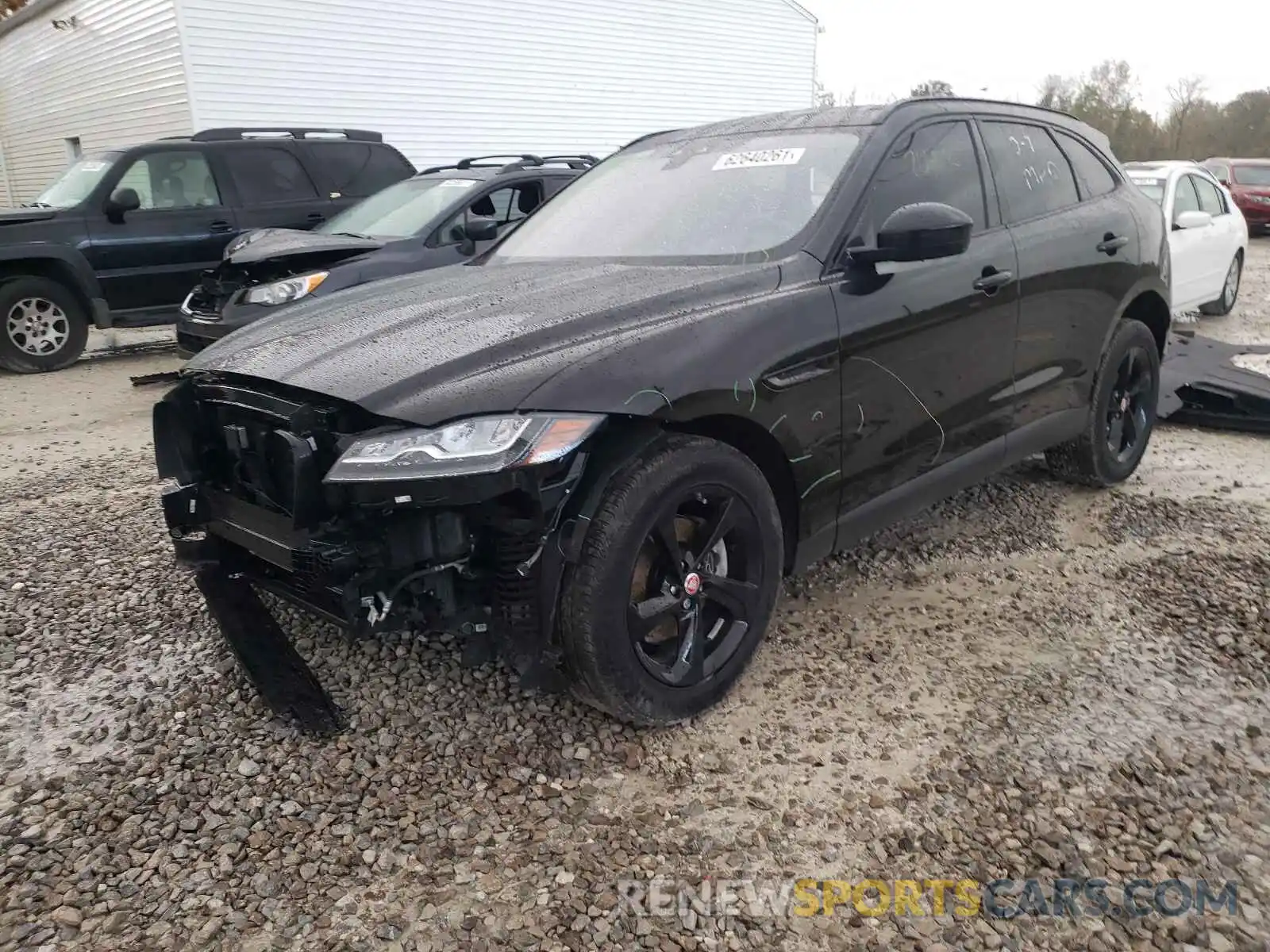 2 Фотография поврежденного автомобиля SADCK2FX0KA600901 JAGUAR F-PACE 2019