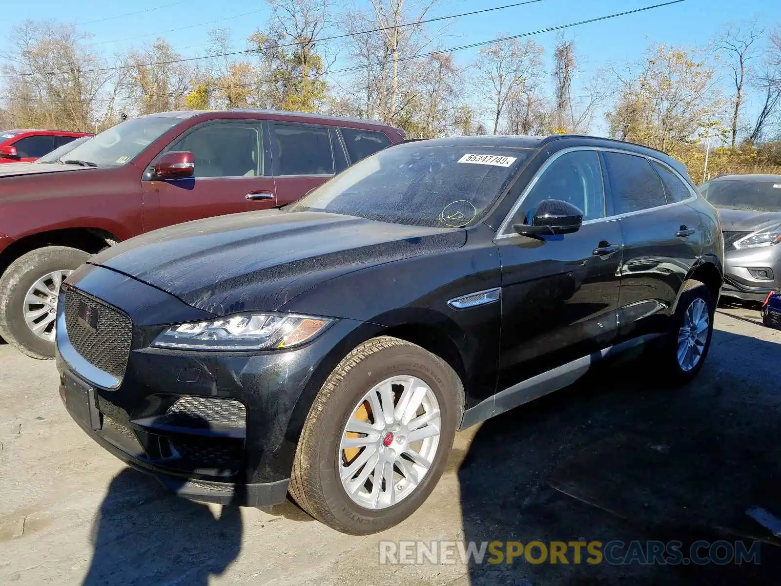 2 Фотография поврежденного автомобиля SADCK2FX0KA601191 JAGUAR F-PACE 2019