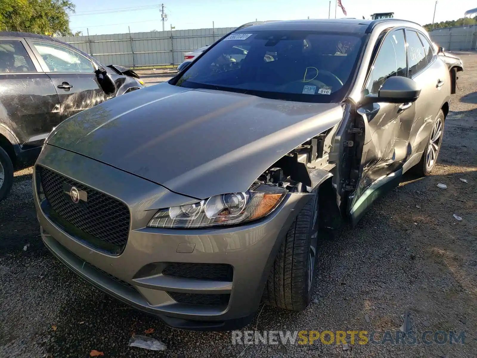 2 Photograph of a damaged car SADCK2FX0KA606570 JAGUAR F-PACE 2019