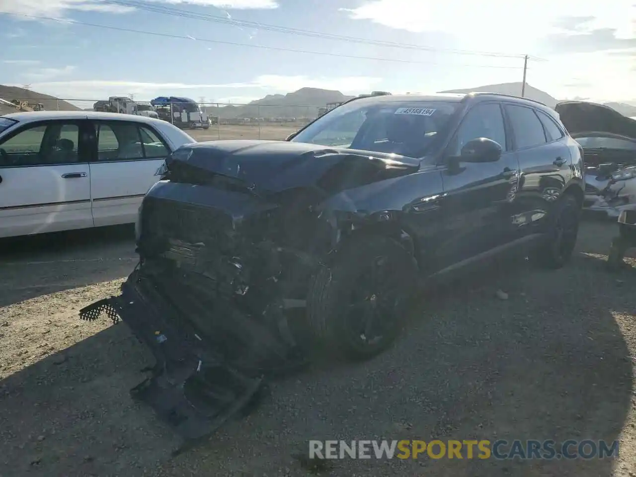 1 Photograph of a damaged car SADCK2FX0KA609226 JAGUAR F-PACE 2019