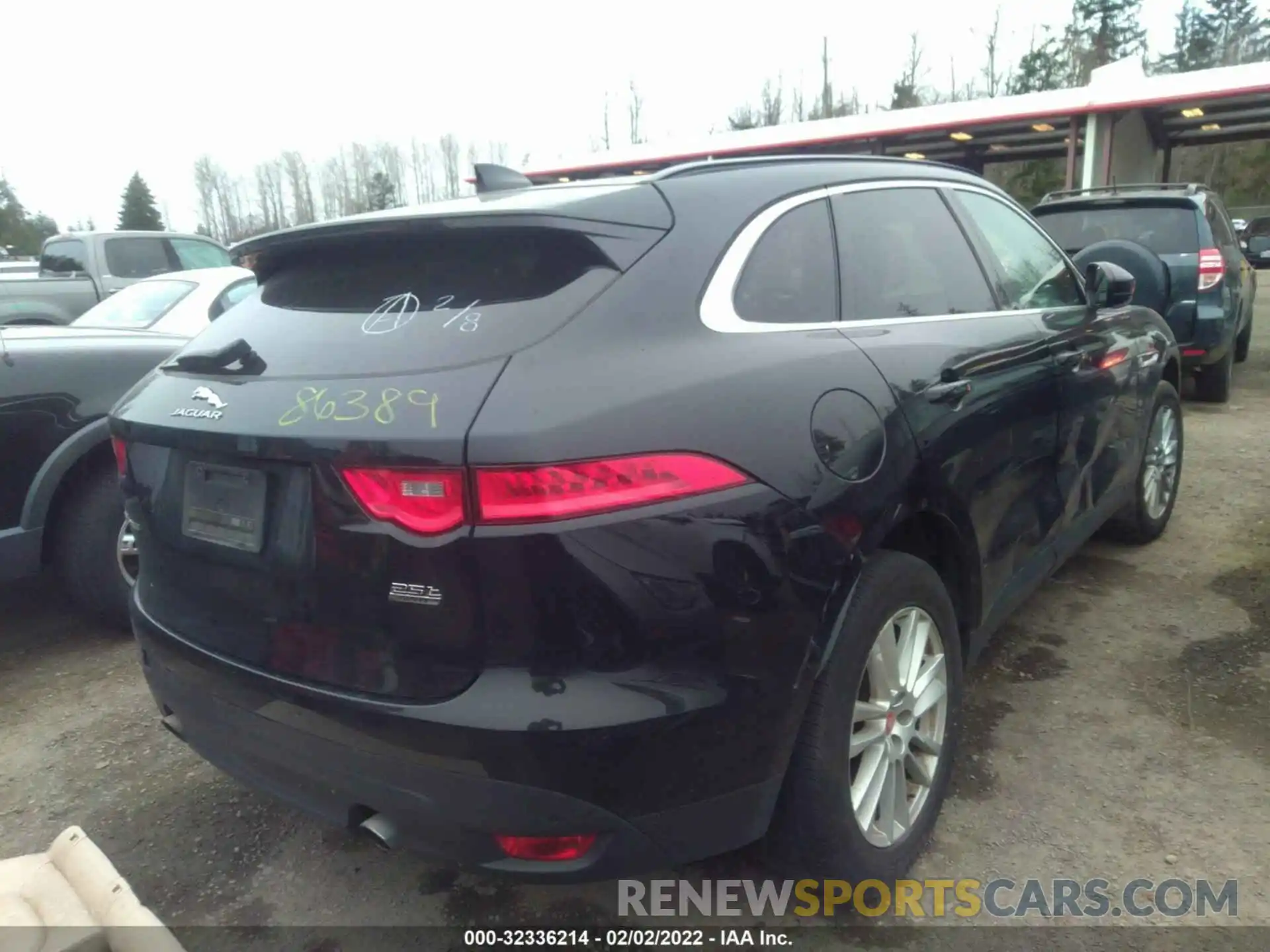 4 Фотография поврежденного автомобиля SADCK2FX0KA609615 JAGUAR F-PACE 2019