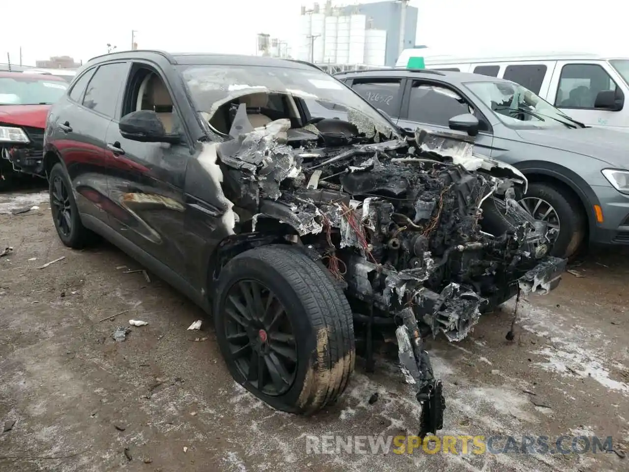 1 Photograph of a damaged car SADCK2FX2KA396635 JAGUAR F-PACE 2019