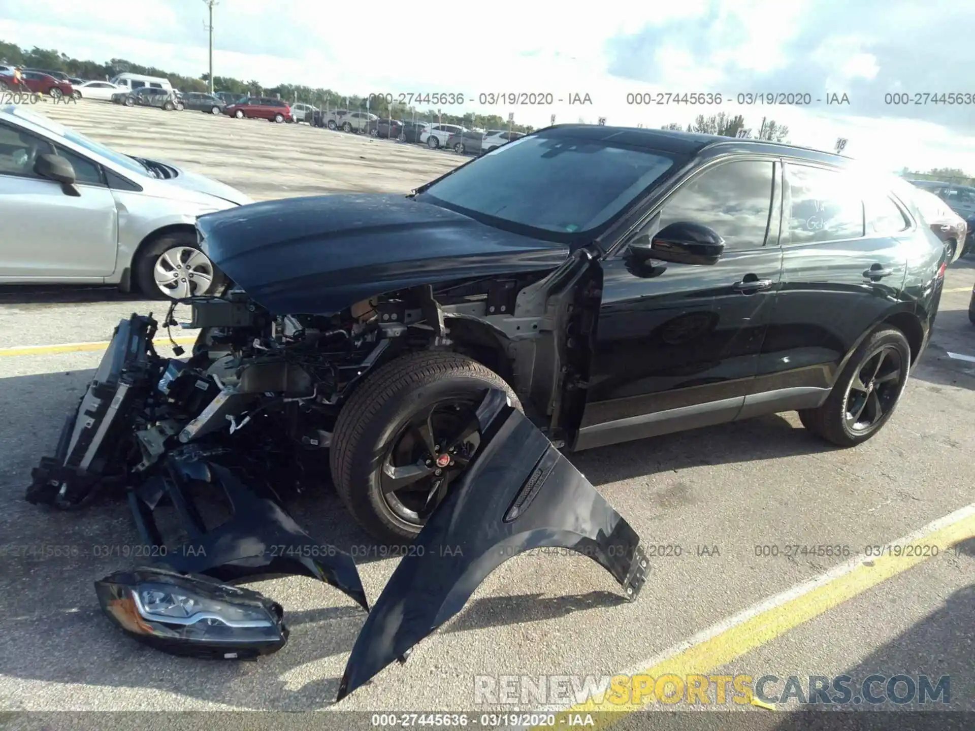 2 Photograph of a damaged car SADCK2FX2KA600995 JAGUAR F-PACE 2019