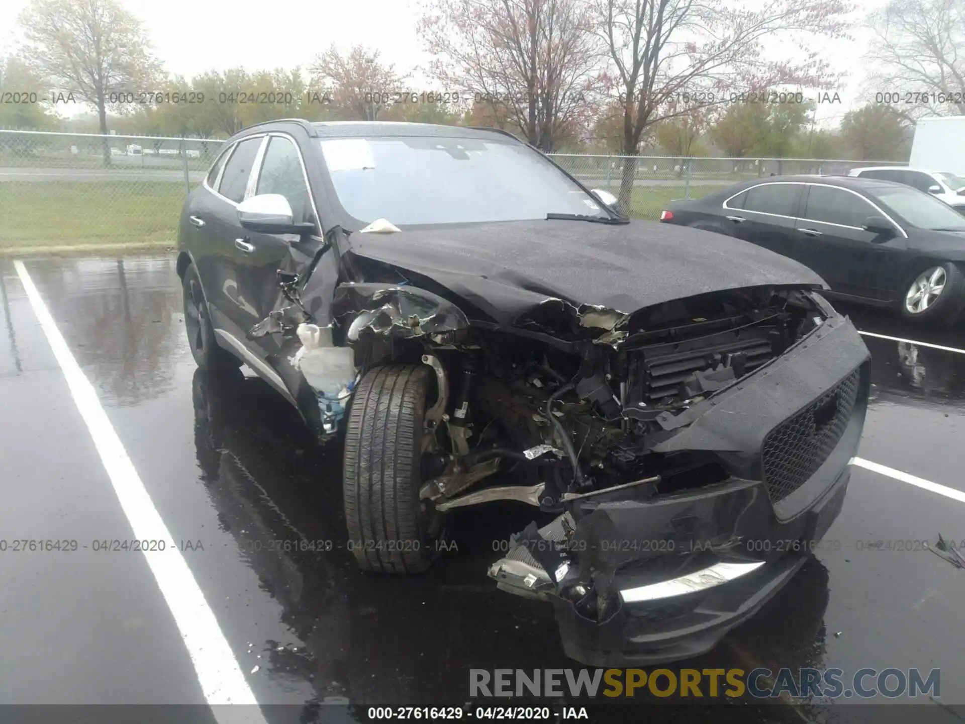 1 Photograph of a damaged car SADCK2FX3KA609527 JAGUAR F-PACE 2019