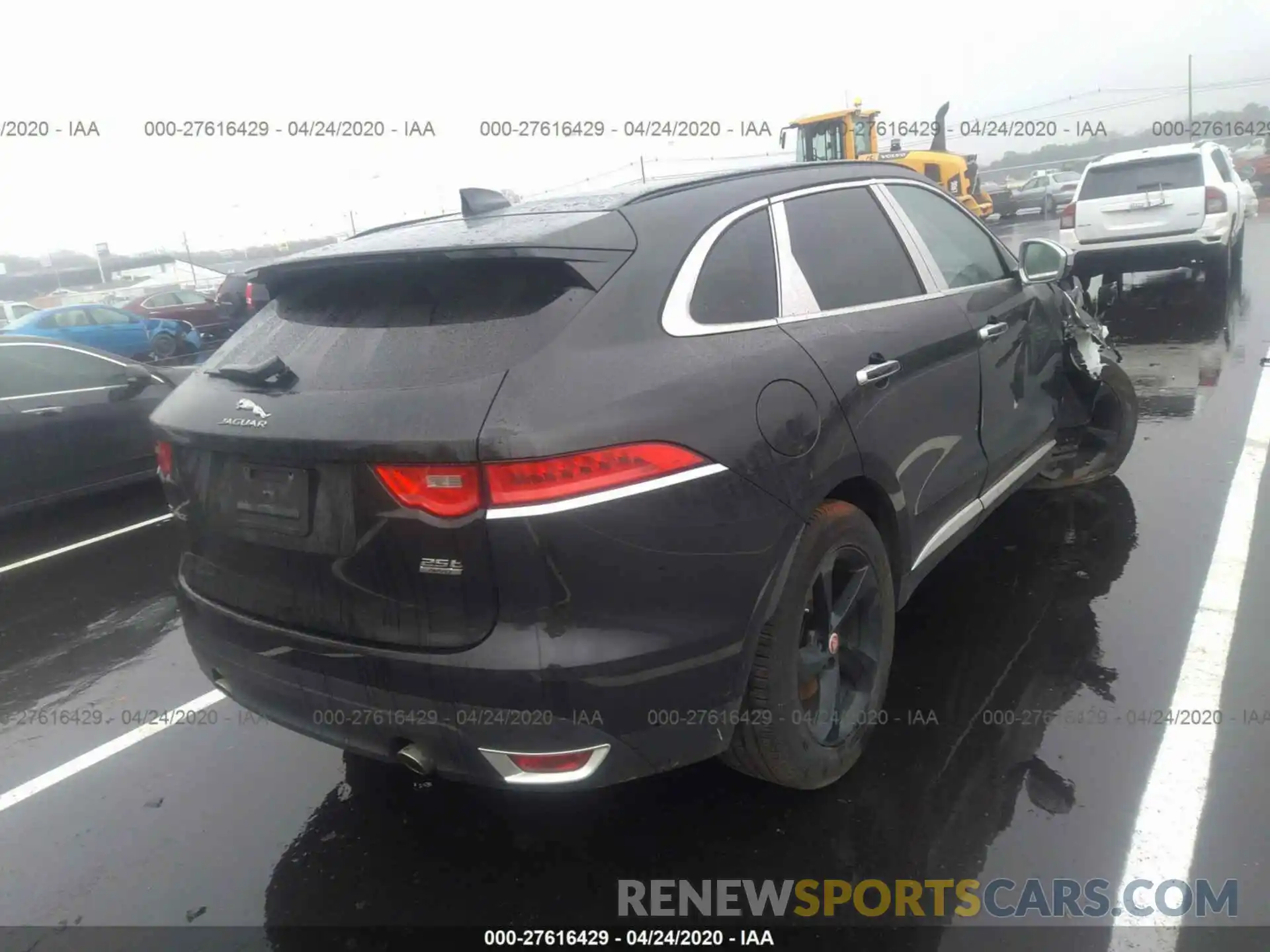 4 Фотография поврежденного автомобиля SADCK2FX3KA609527 JAGUAR F-PACE 2019