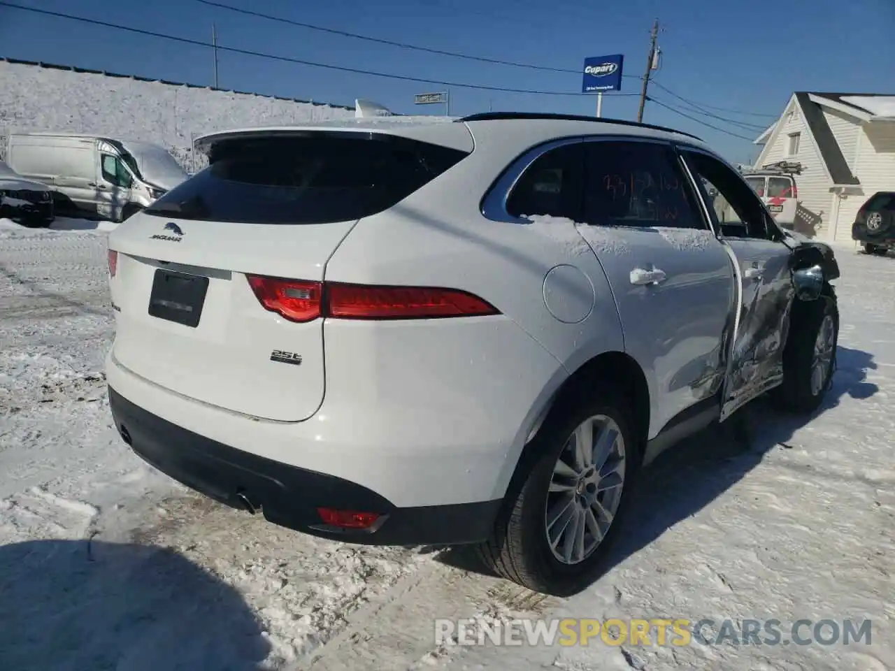 4 Photograph of a damaged car SADCK2FX5KA352371 JAGUAR F-PACE 2019