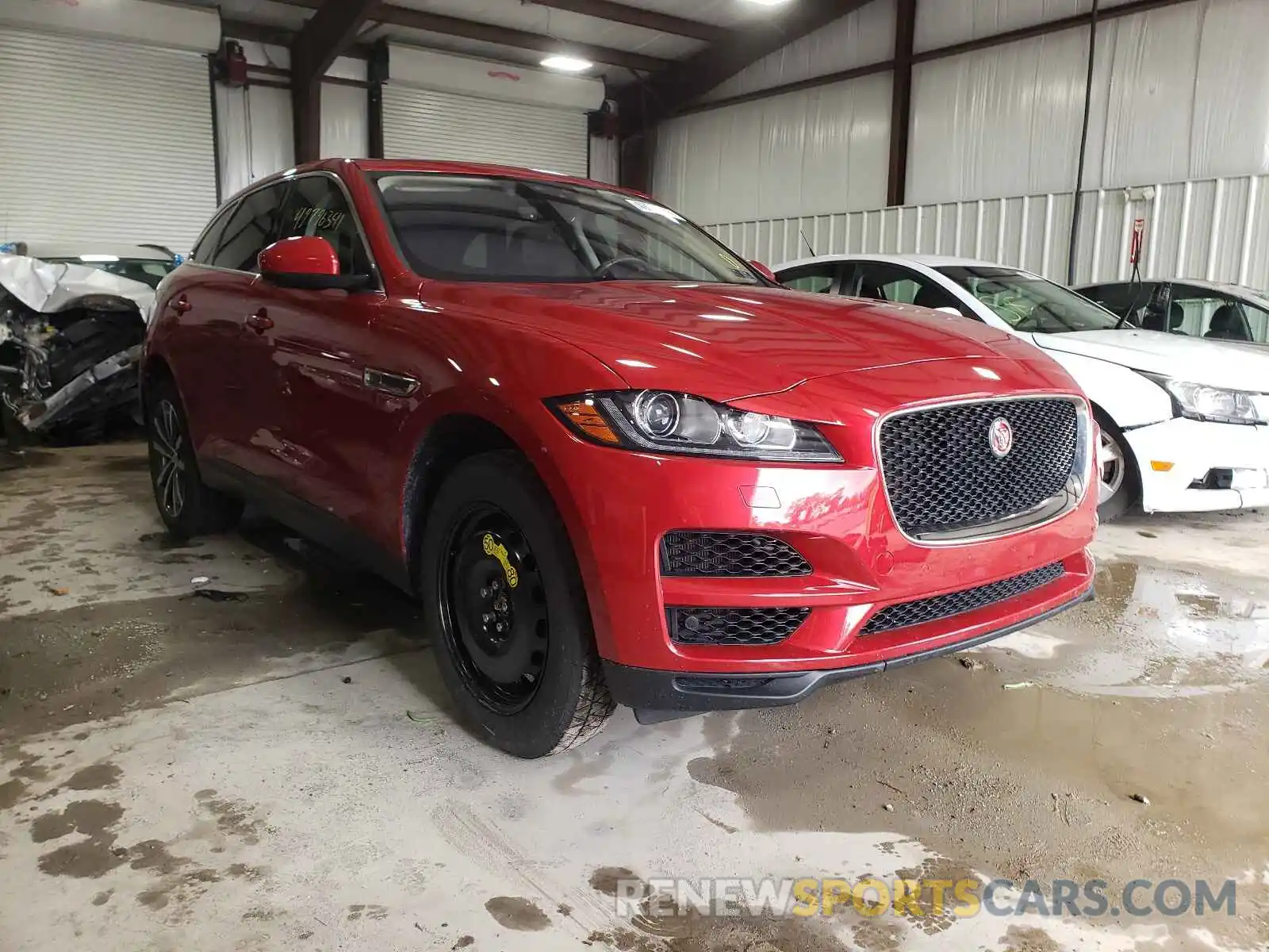 1 Photograph of a damaged car SADCK2FX5KA358087 JAGUAR F-PACE 2019