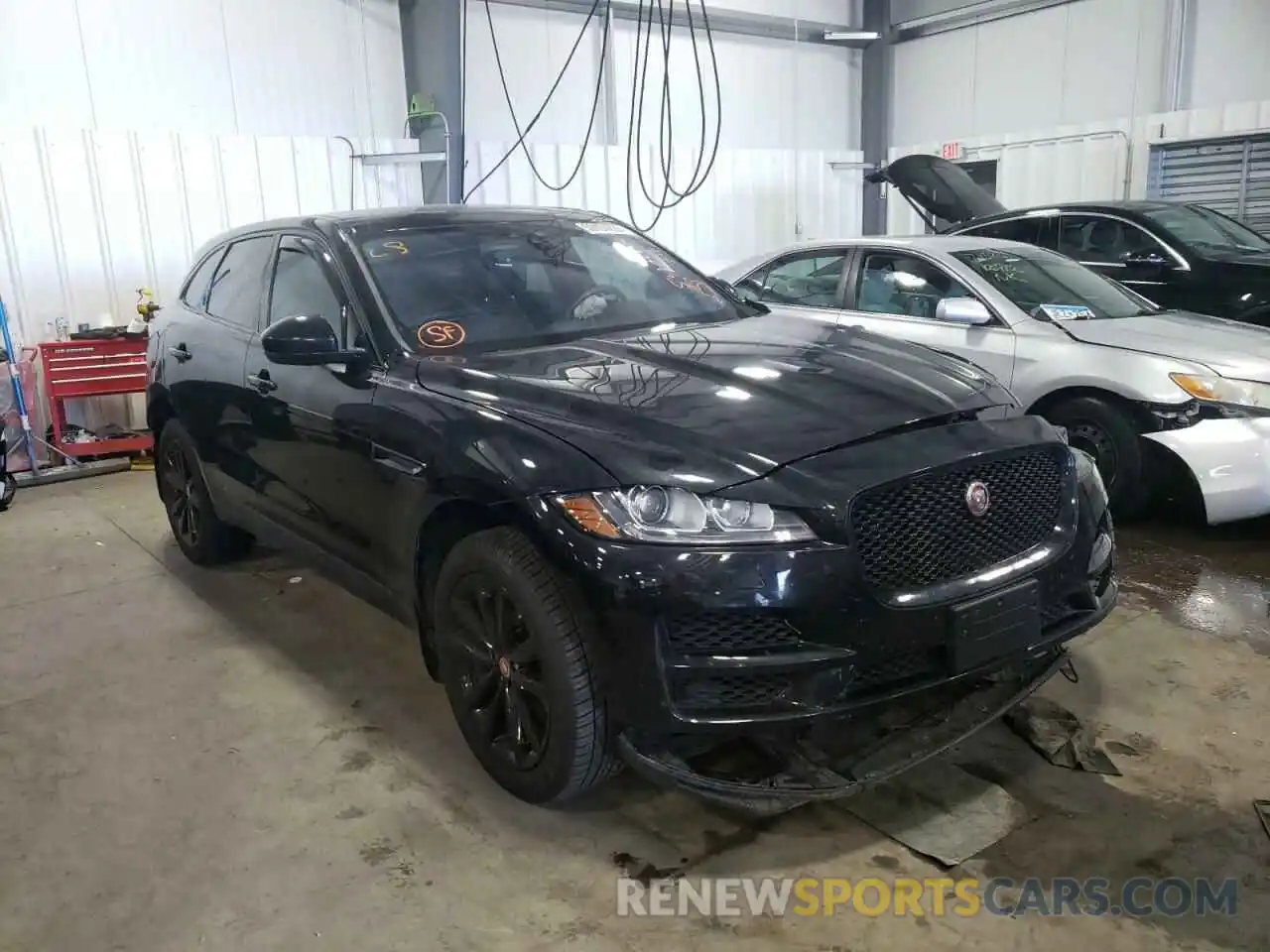 1 Photograph of a damaged car SADCK2FX5KA363032 JAGUAR F-PACE 2019