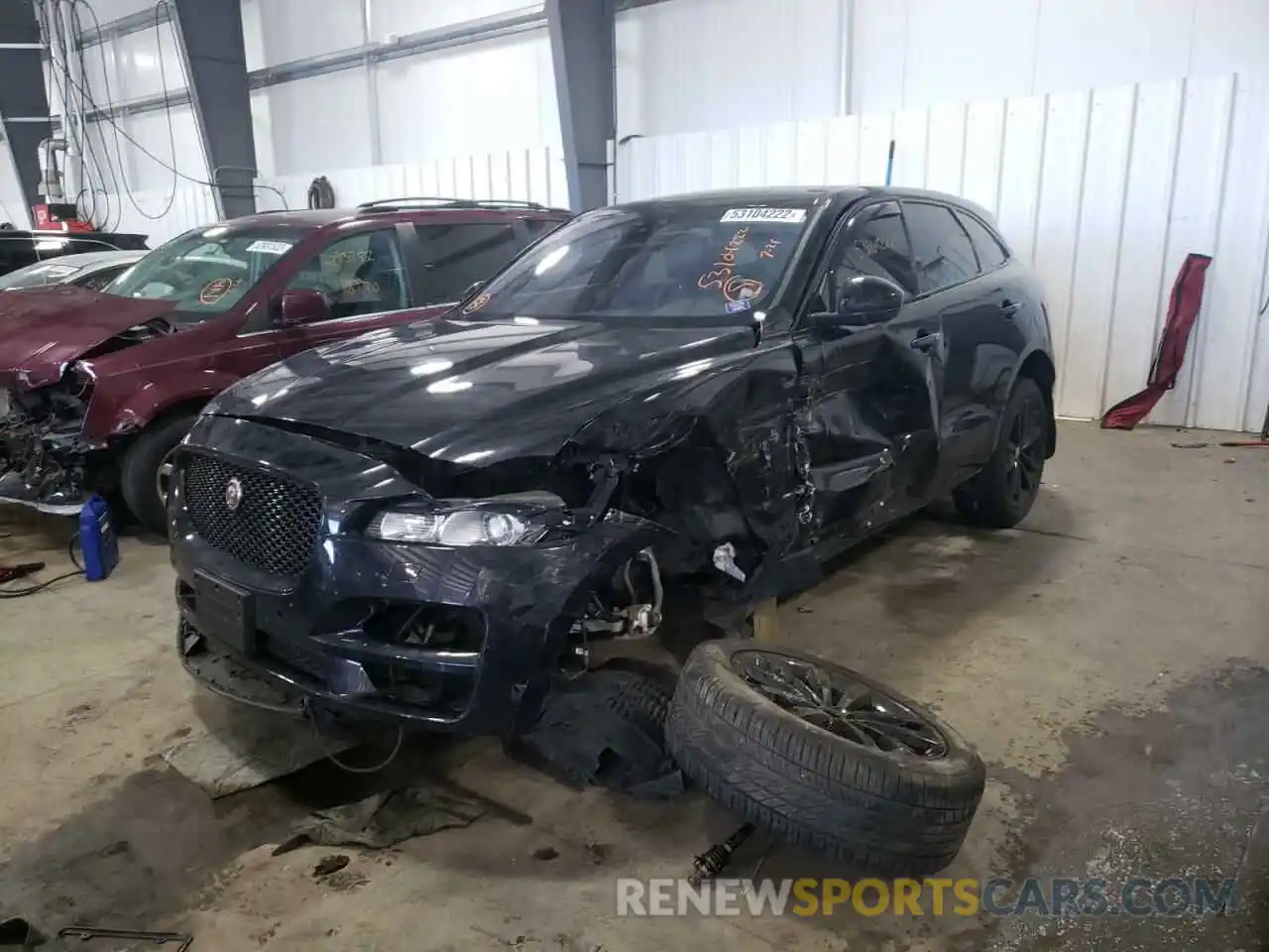 2 Photograph of a damaged car SADCK2FX5KA363032 JAGUAR F-PACE 2019