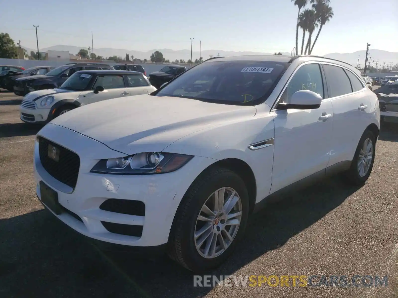 2 Photograph of a damaged car SADCK2FX5KA601185 JAGUAR F-PACE 2019