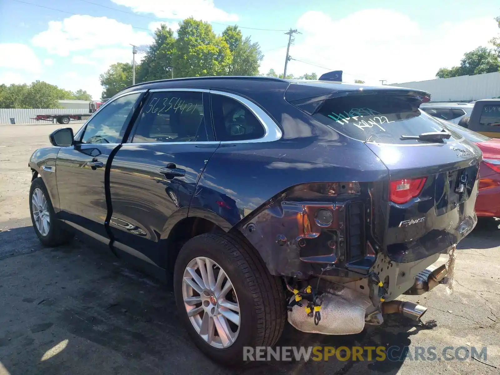 3 Photograph of a damaged car SADCK2FX6KA397299 JAGUAR F-PACE 2019