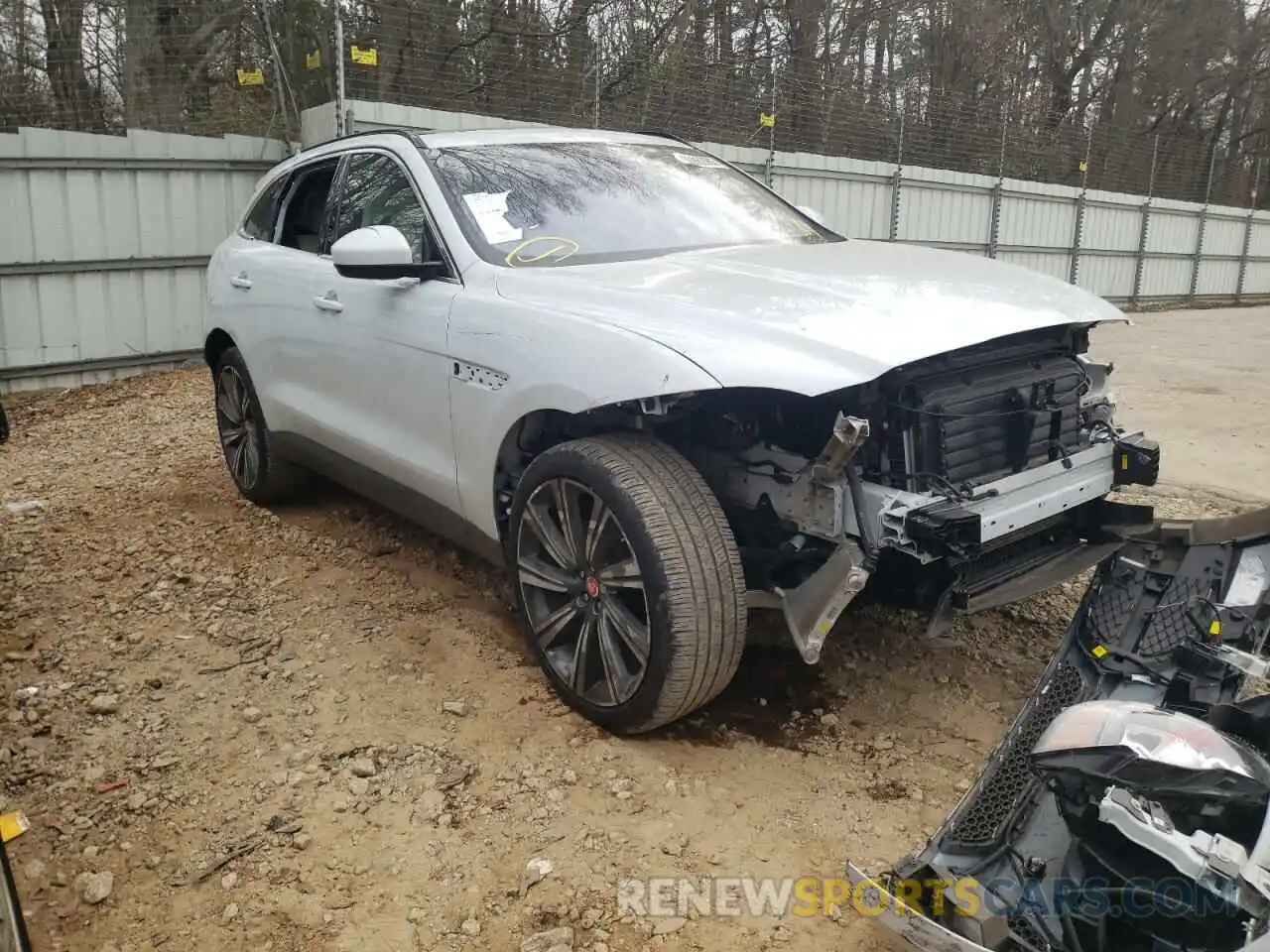 1 Photograph of a damaged car SADCK2FX6KA609571 JAGUAR F-PACE 2019