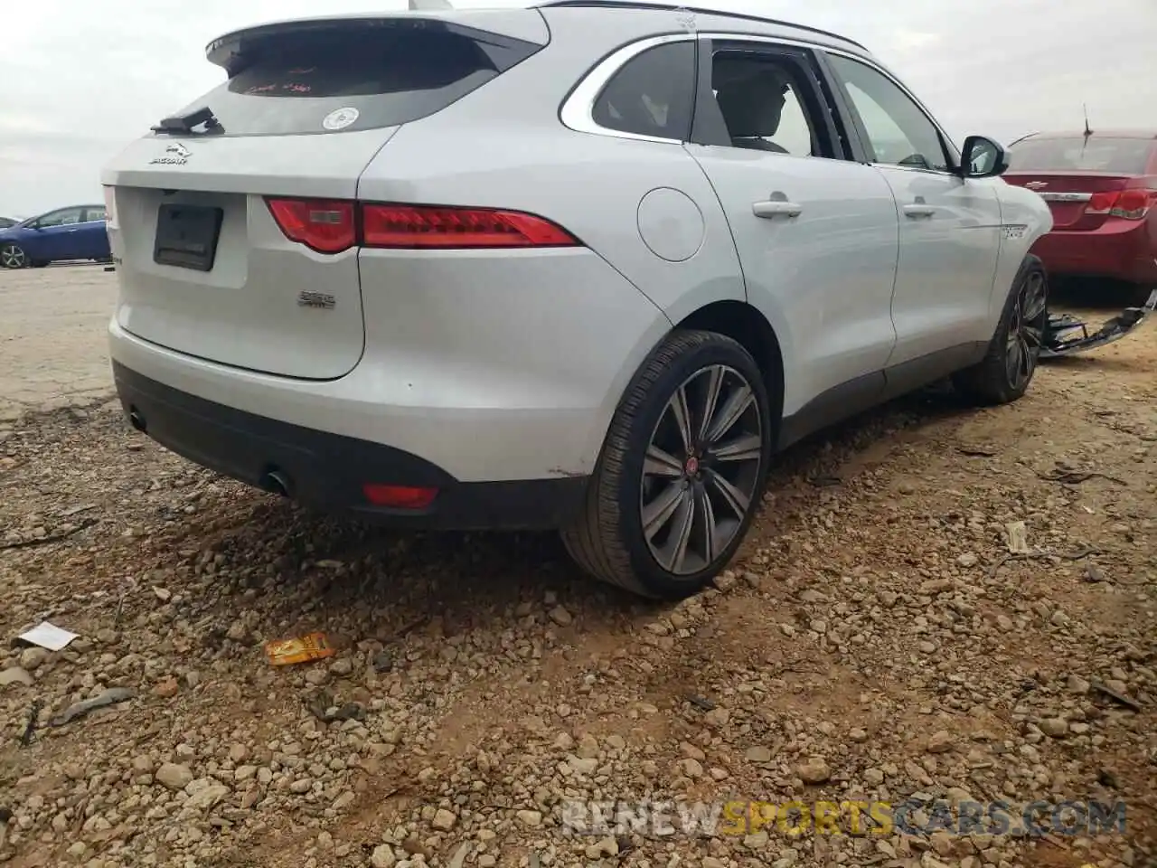 4 Фотография поврежденного автомобиля SADCK2FX6KA609571 JAGUAR F-PACE 2019