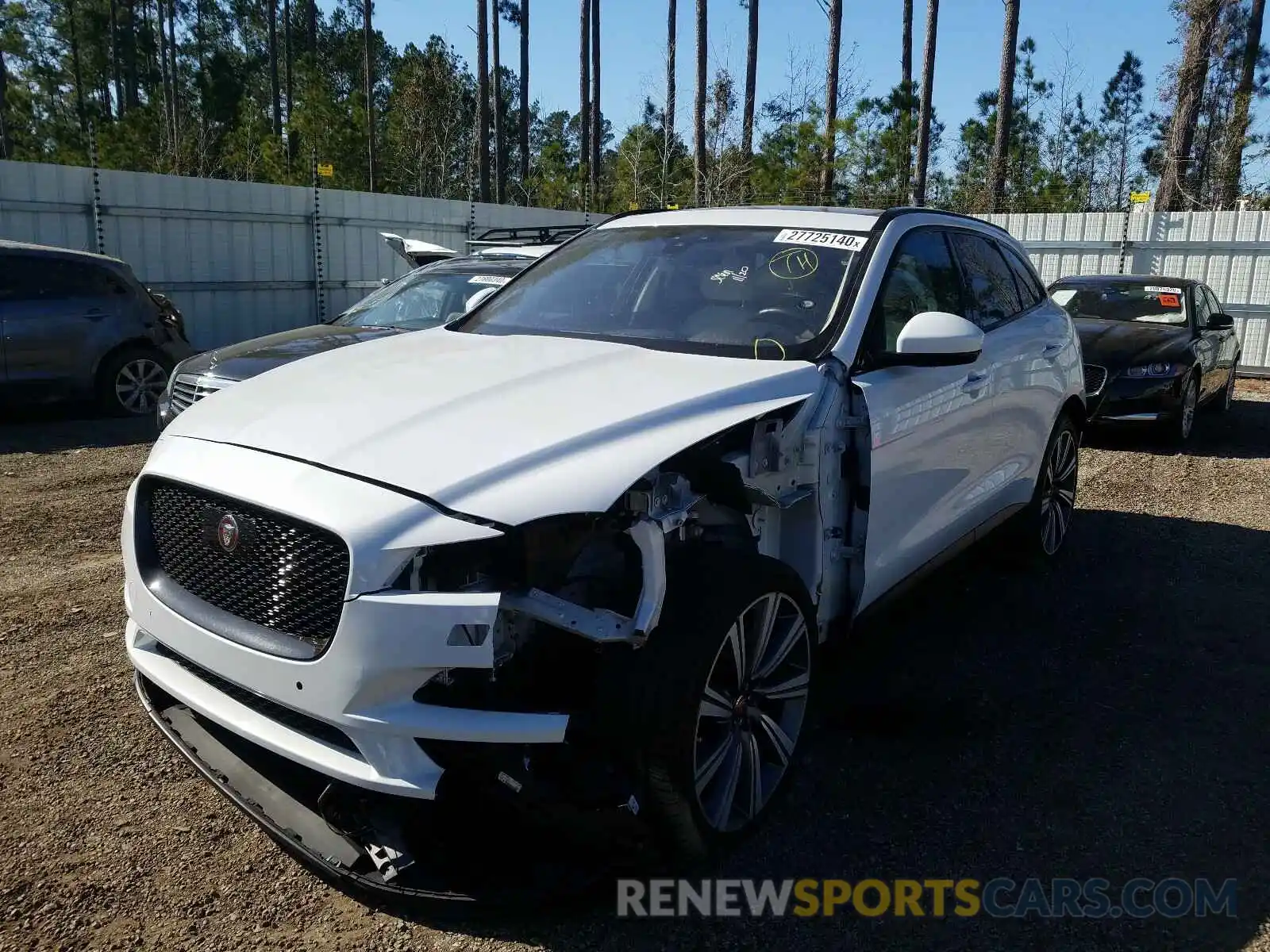 2 Photograph of a damaged car SADCK2FX7KA395576 JAGUAR F-PACE 2019