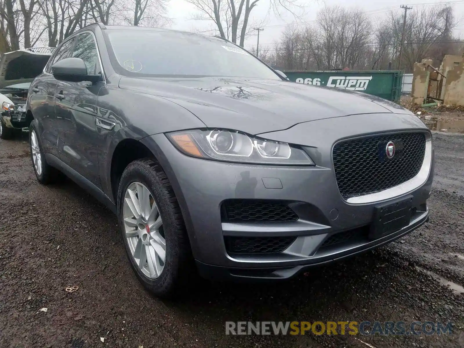 1 Photograph of a damaged car SADCK2FX7KA607652 JAGUAR F-PACE 2019