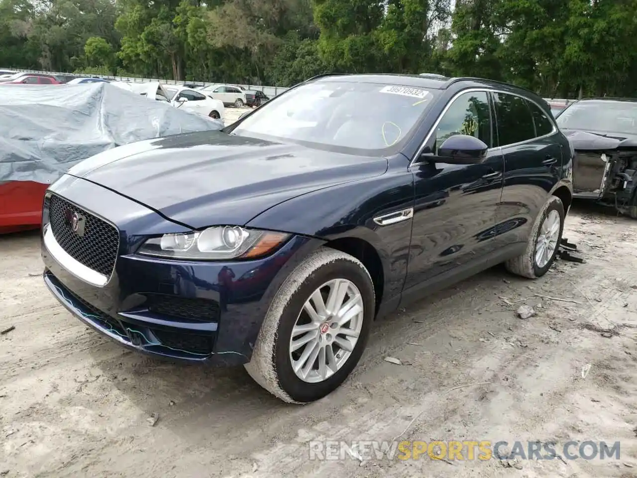 2 Photograph of a damaged car SADCK2FX8KA601097 JAGUAR F-PACE 2019