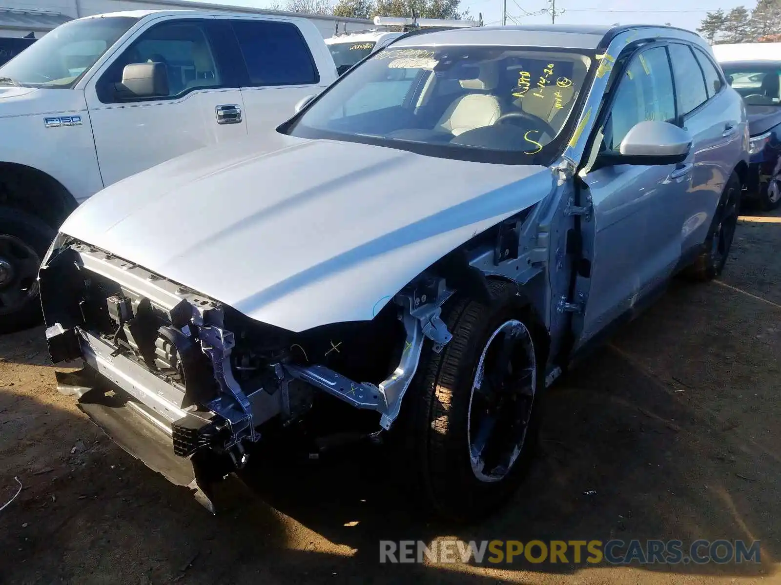 2 Photograph of a damaged car SADCK2FX8KA609779 JAGUAR F-PACE 2019