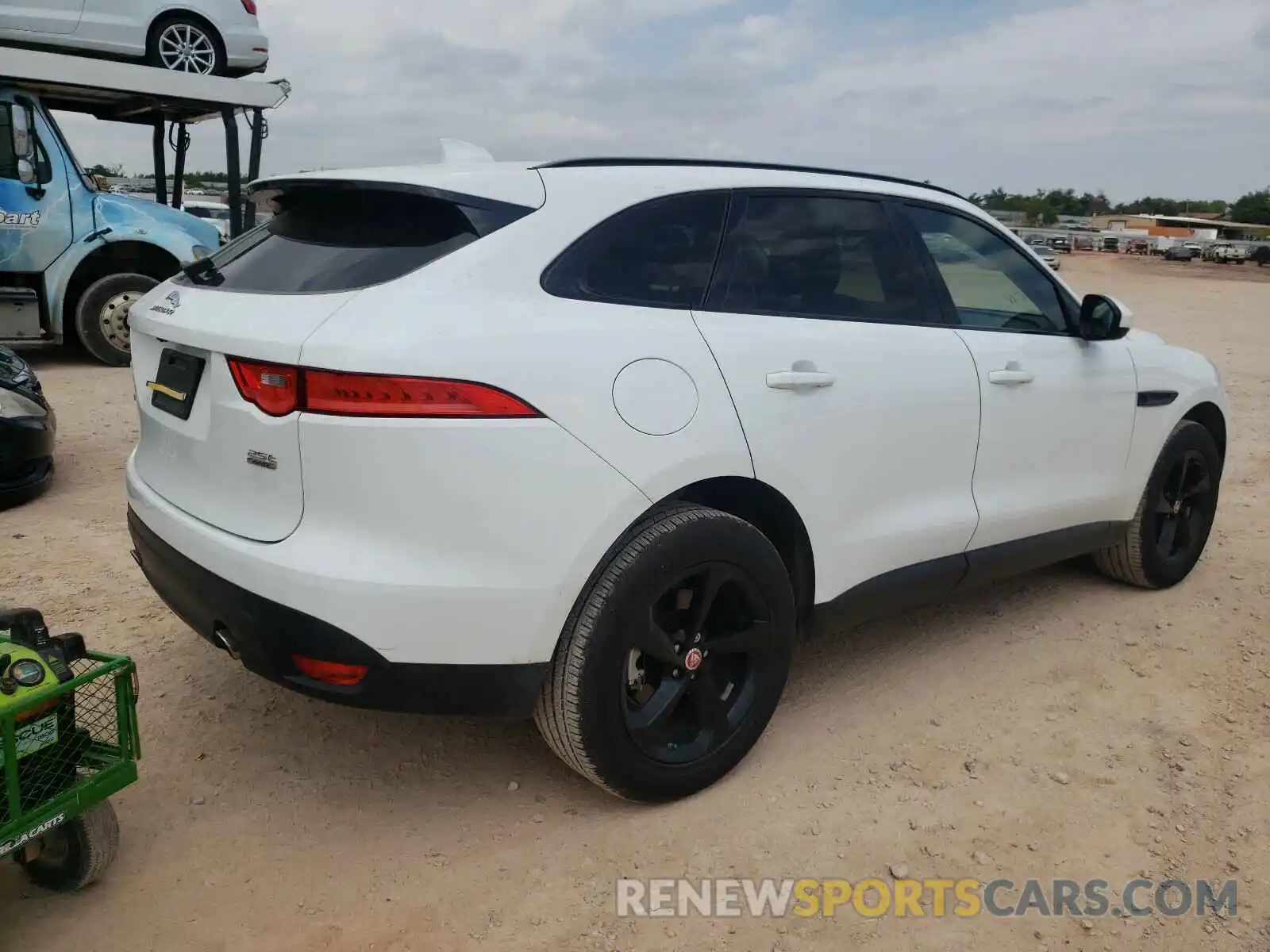 4 Фотография поврежденного автомобиля SADCK2FX8KA609927 JAGUAR F-PACE 2019