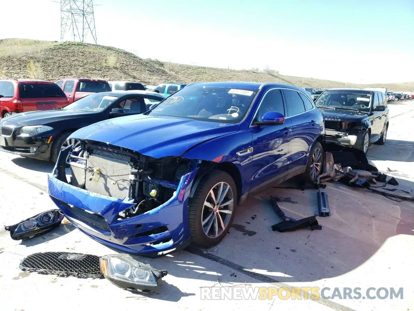 2 Photograph of a damaged car SADCK2FX9KA606423 JAGUAR F-PACE 2019