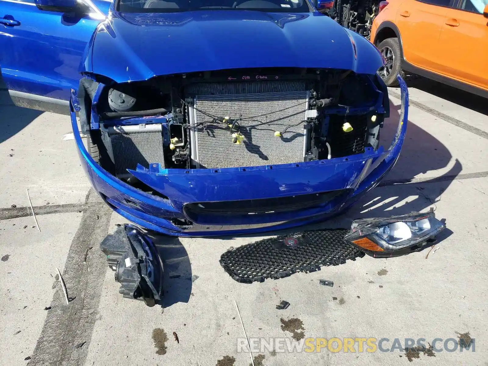 9 Photograph of a damaged car SADCK2FX9KA606423 JAGUAR F-PACE 2019