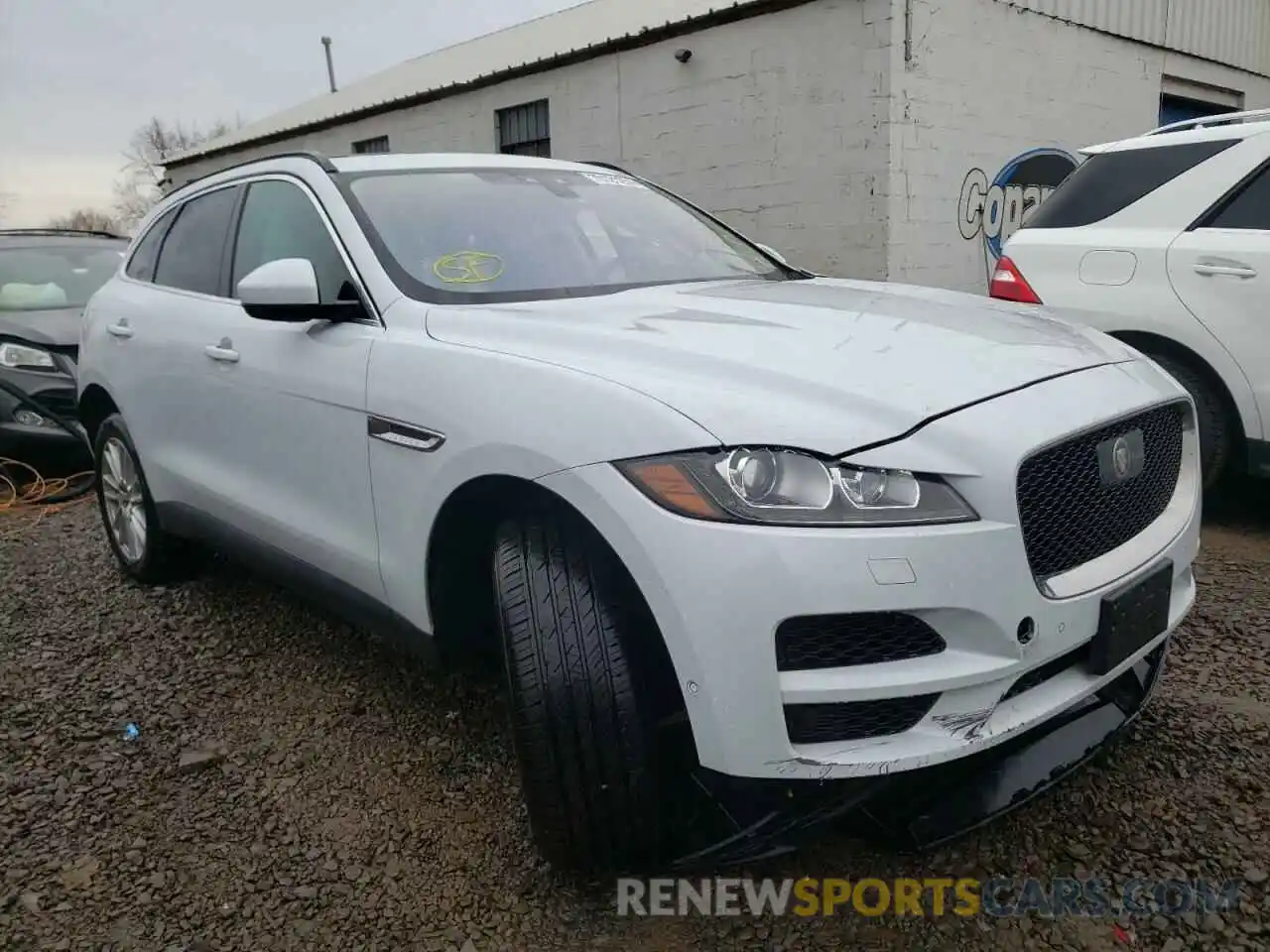 1 Photograph of a damaged car SADCK2FXXKA352026 JAGUAR F-PACE 2019