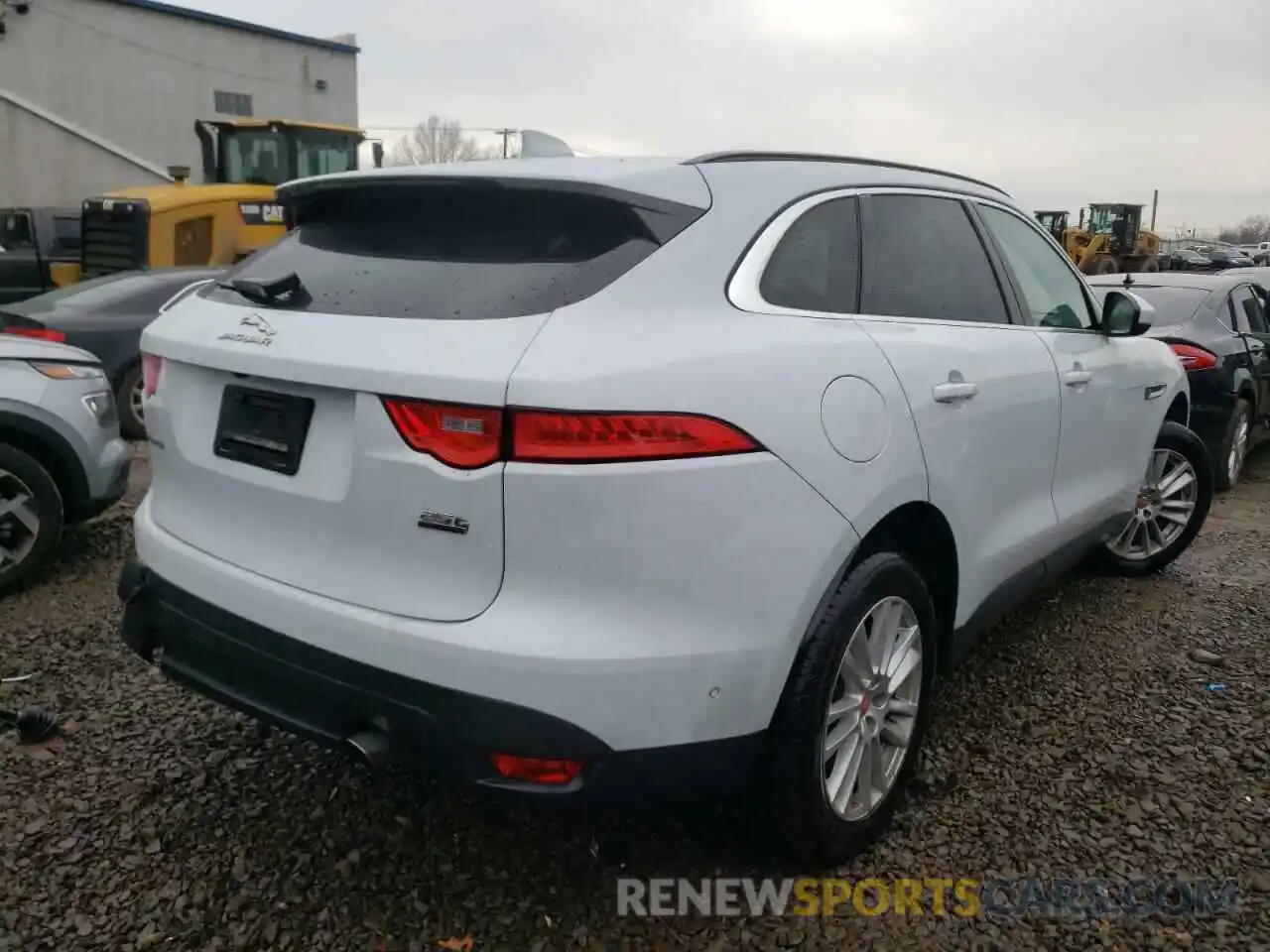 4 Фотография поврежденного автомобиля SADCK2FXXKA352026 JAGUAR F-PACE 2019