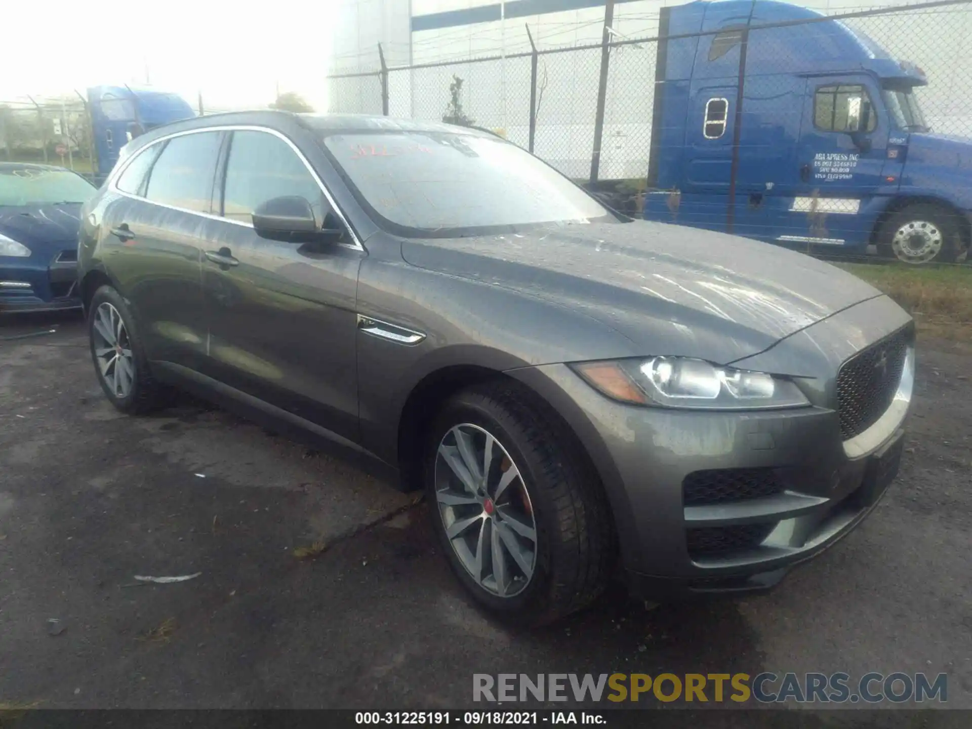 1 Photograph of a damaged car SADCK2FXXKA354097 JAGUAR F-PACE 2019