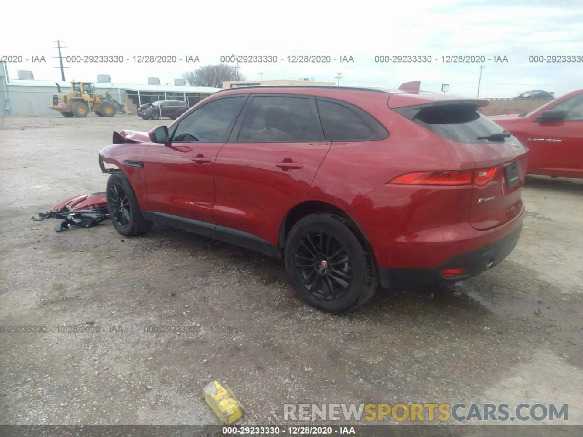 3 Photograph of a damaged car SADCK2FXXKA364001 JAGUAR F-PACE 2019