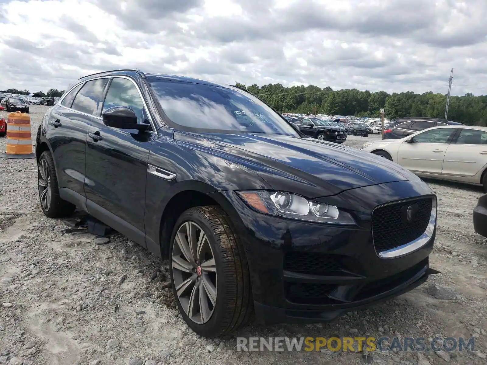 1 Фотография поврежденного автомобиля SADCK2FXXKA609931 JAGUAR F-PACE 2019