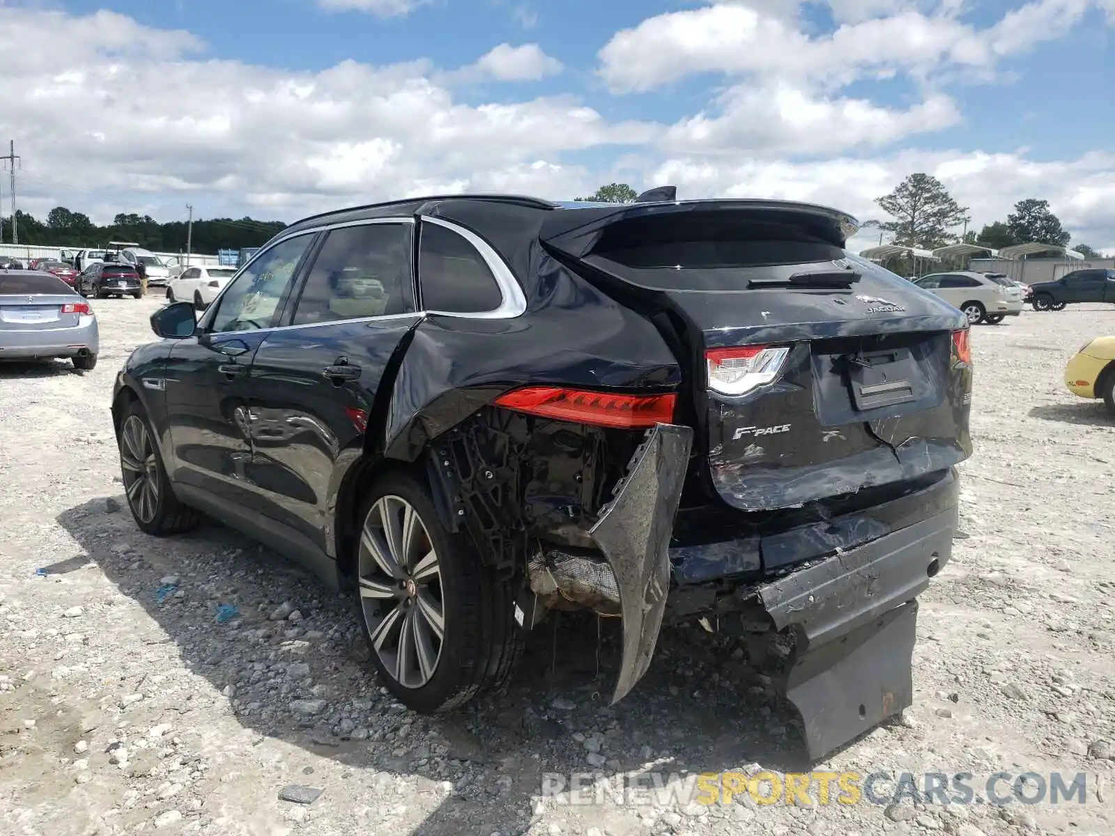 3 Фотография поврежденного автомобиля SADCK2FXXKA609931 JAGUAR F-PACE 2019