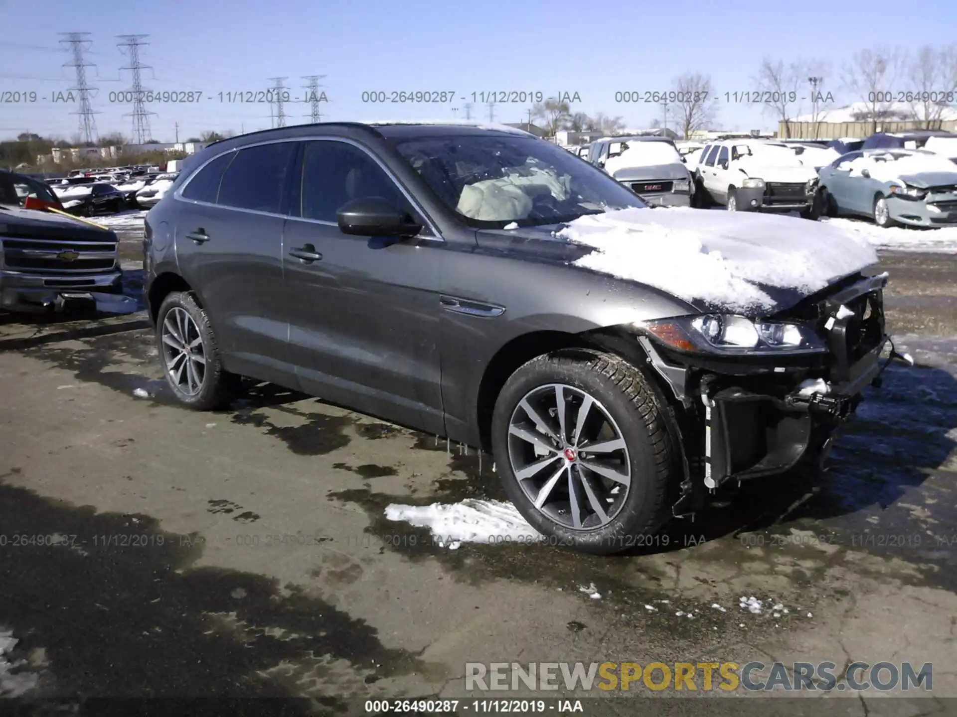 1 Photograph of a damaged car SADCK2GX0KA604767 JAGUAR F-PACE 2019